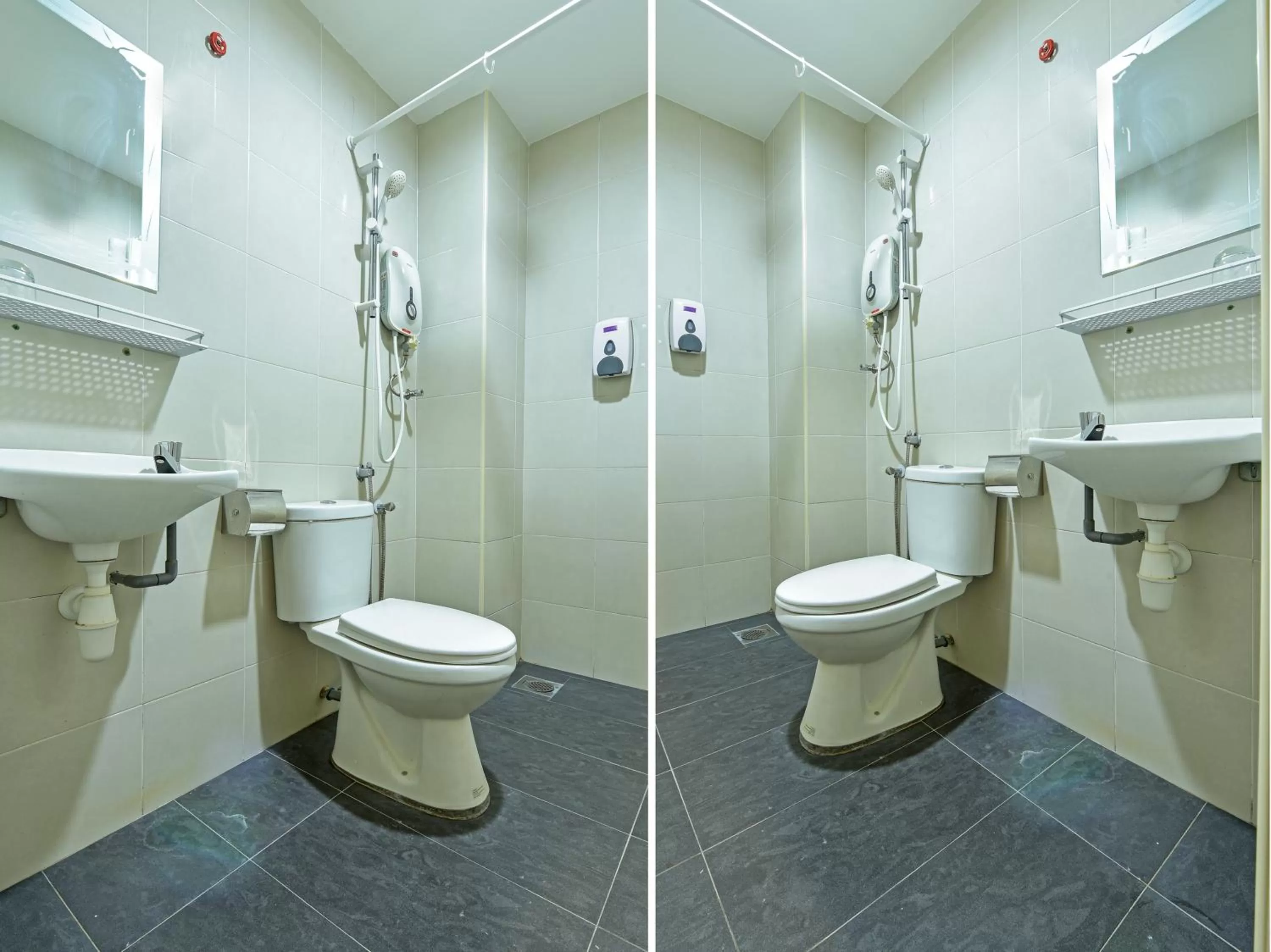 Bathroom in Super OYO Capital O 90545 Ho Hotel