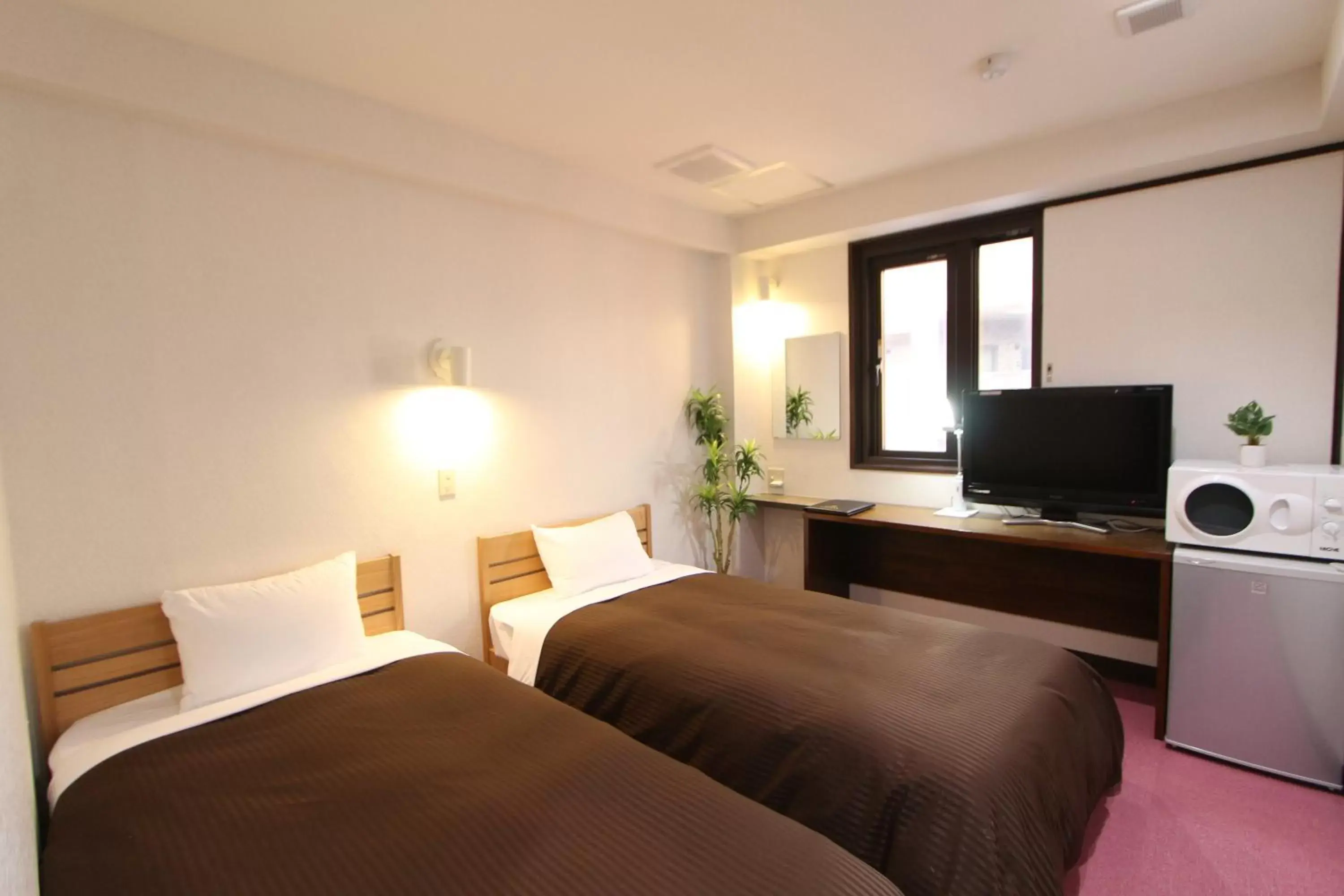 Photo of the whole room, Bed in HOTEL LiVEMAX Kitafuchu