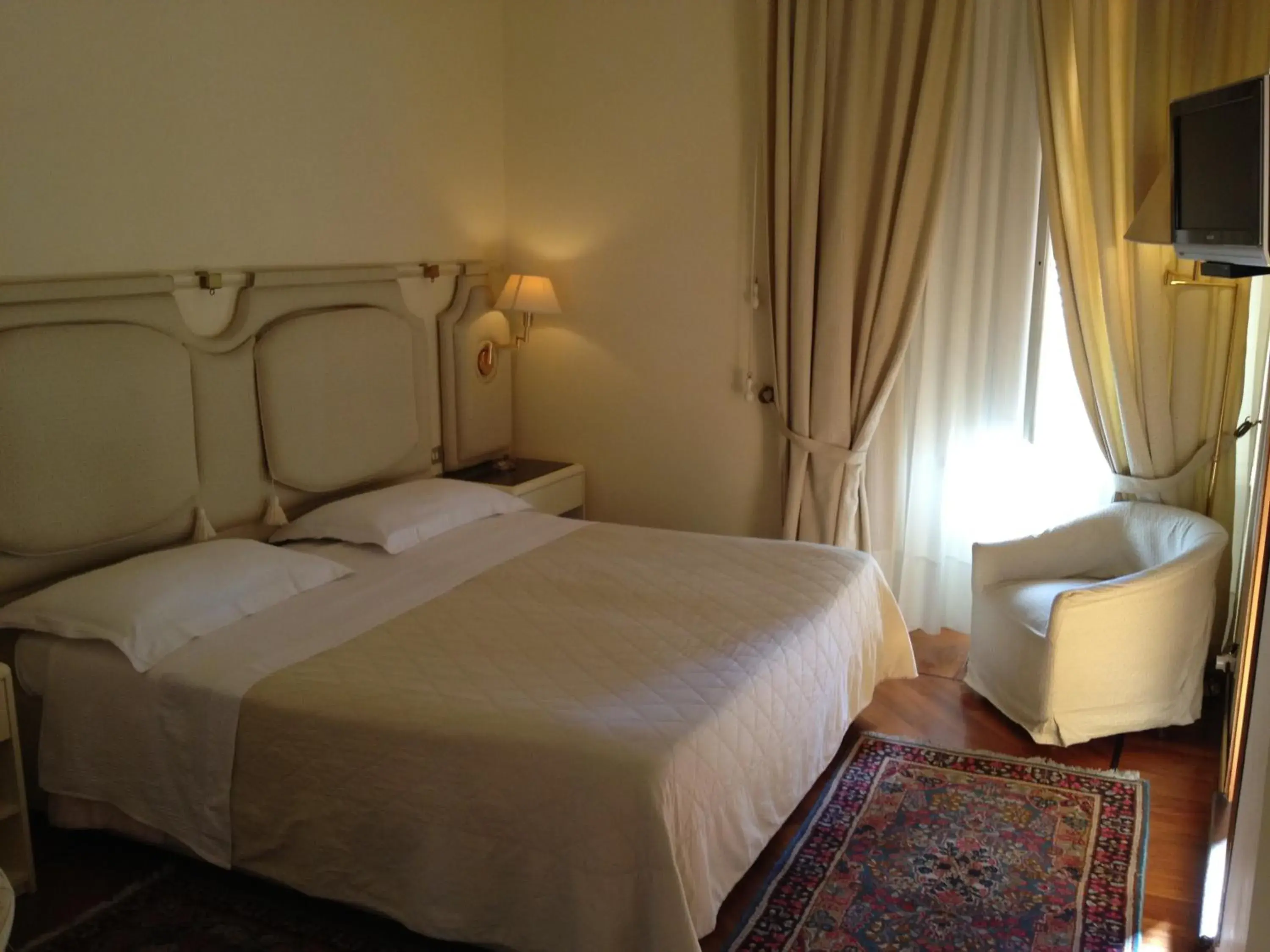 Bed in Grand Hotel Tettuccio