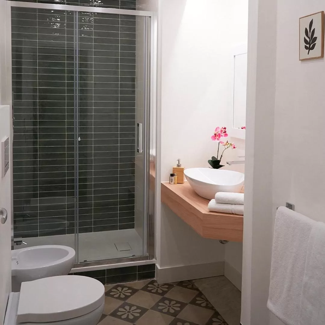 Bathroom in Toscano Palace Luxury Rooms Catania