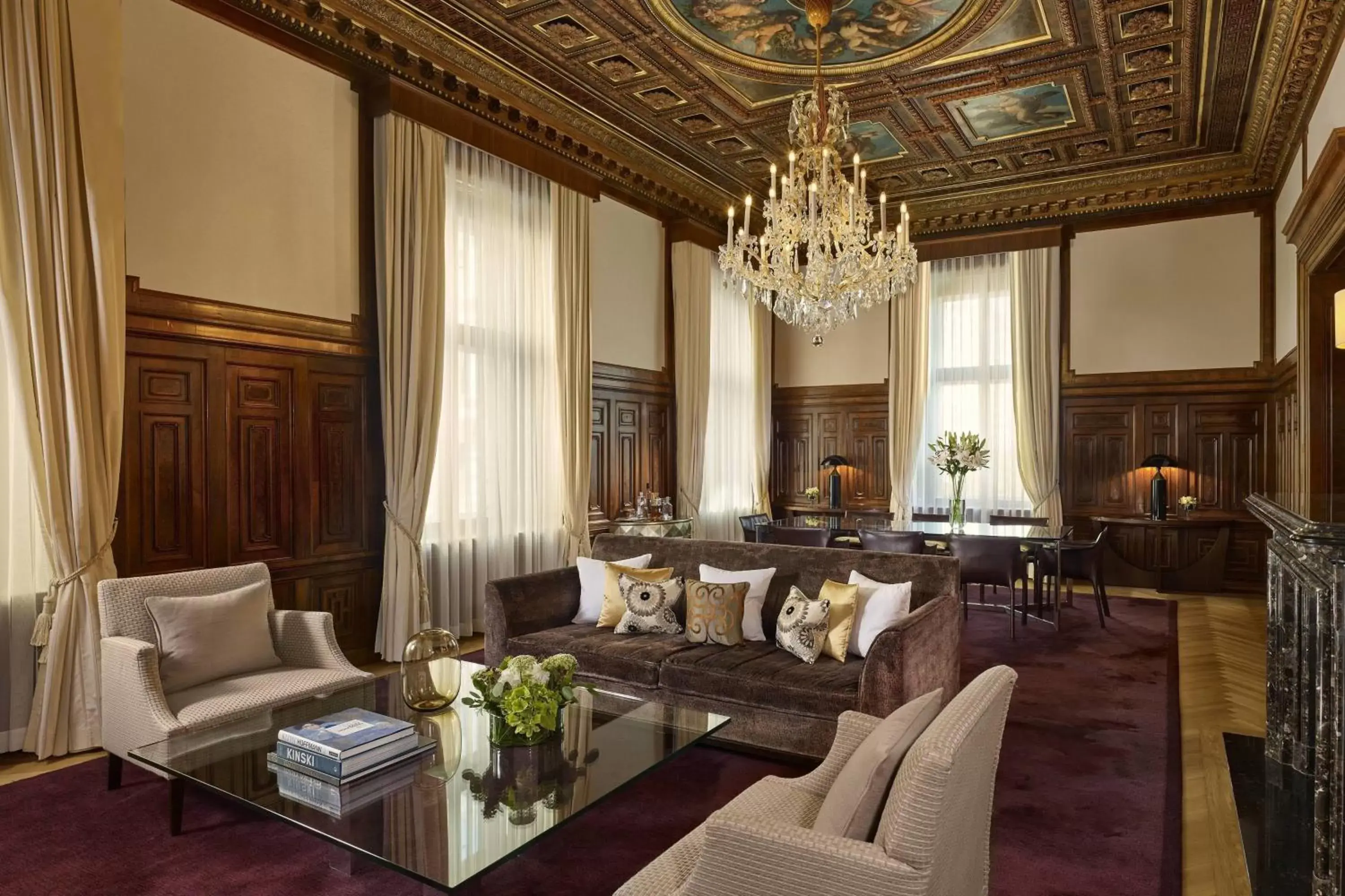 Living room, Seating Area in The Ritz-Carlton, Vienna