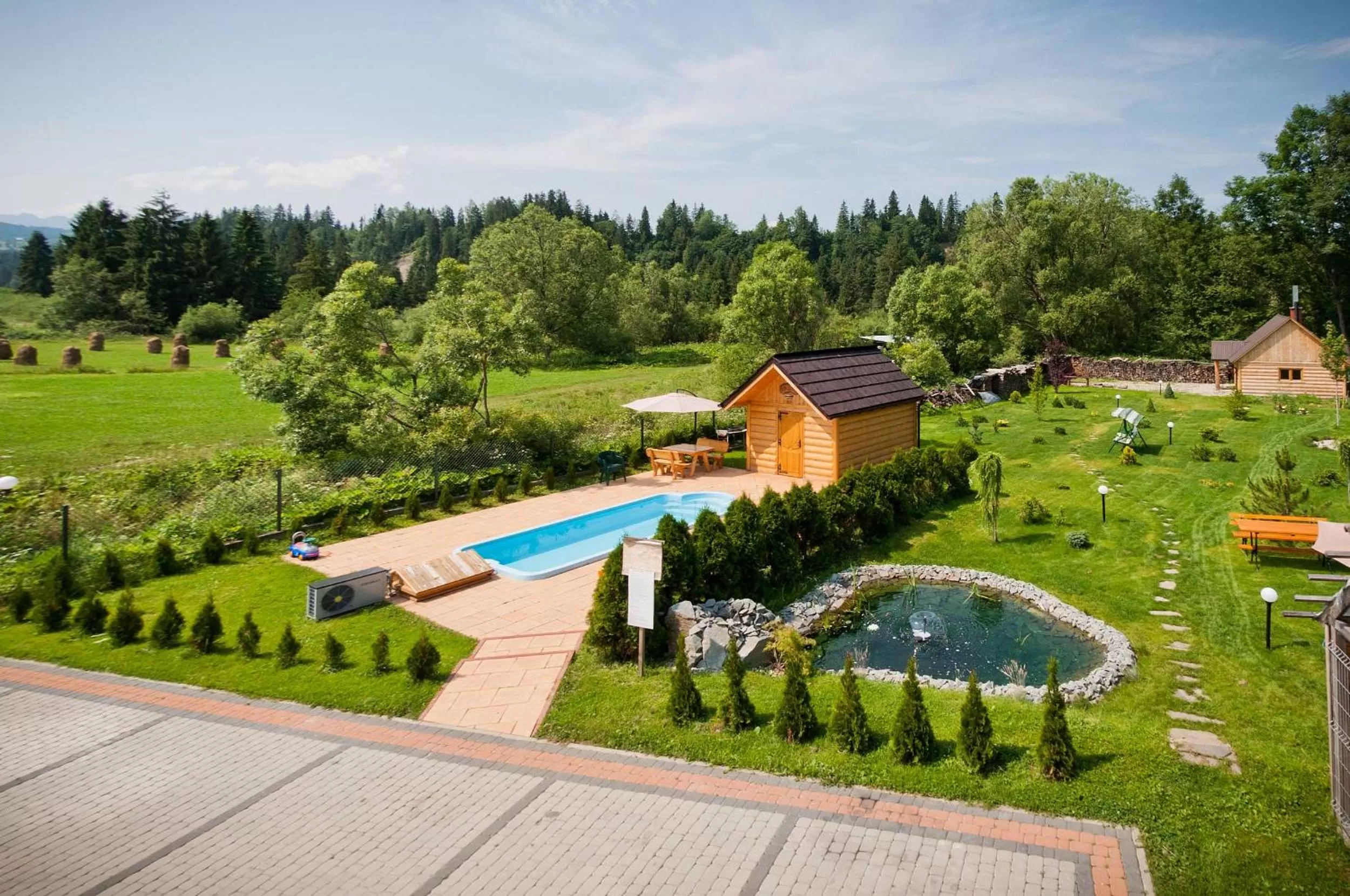 Garden view in Wynajem Pokoi ,,Góry Tatry Wypoczynek "Paweł Kuczyński