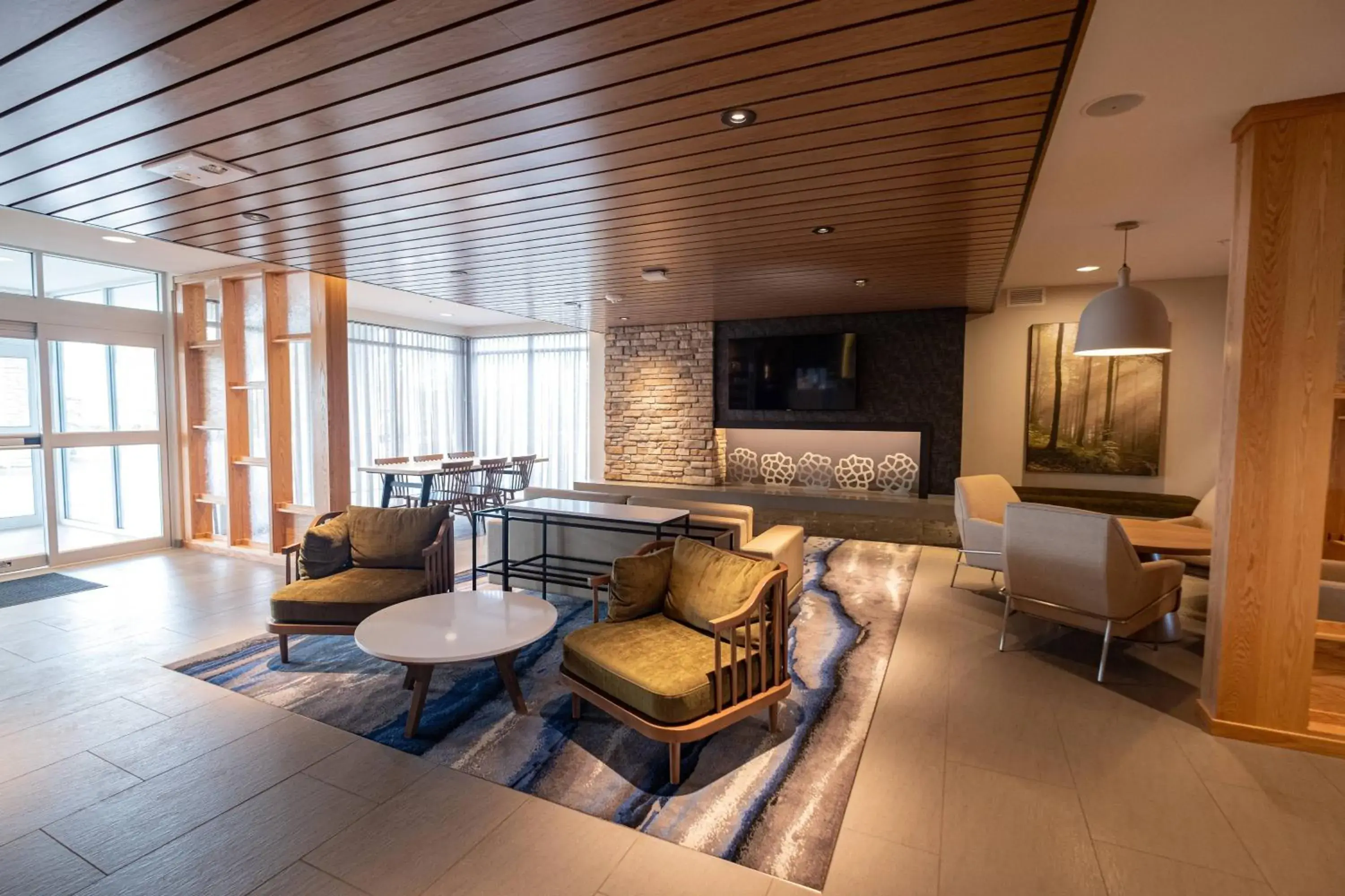 Lobby or reception, Seating Area in Fairfield by Marriott Inn & Suites Fond du Lac