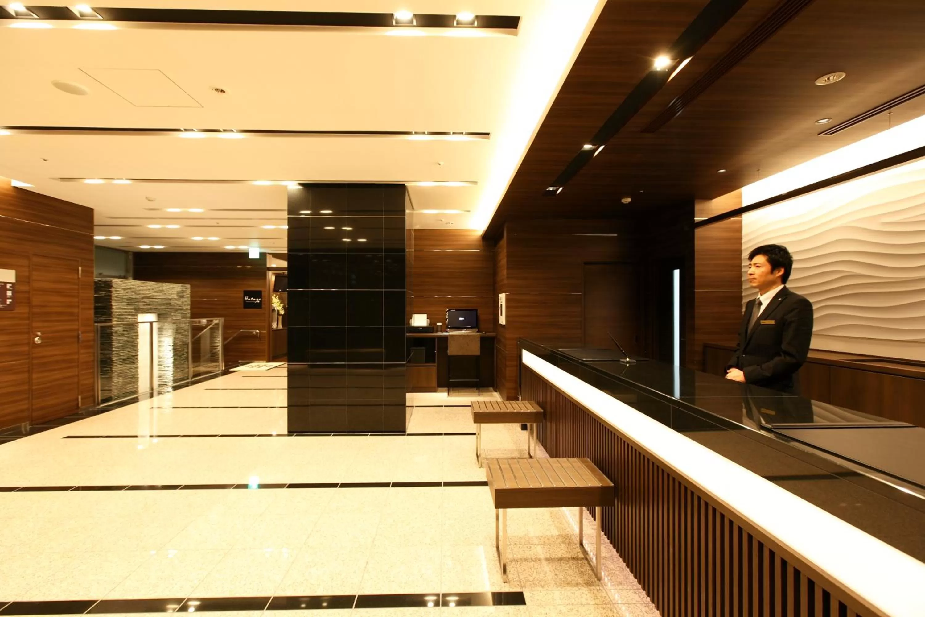 Lobby or reception in Dormy Inn Kagoshima