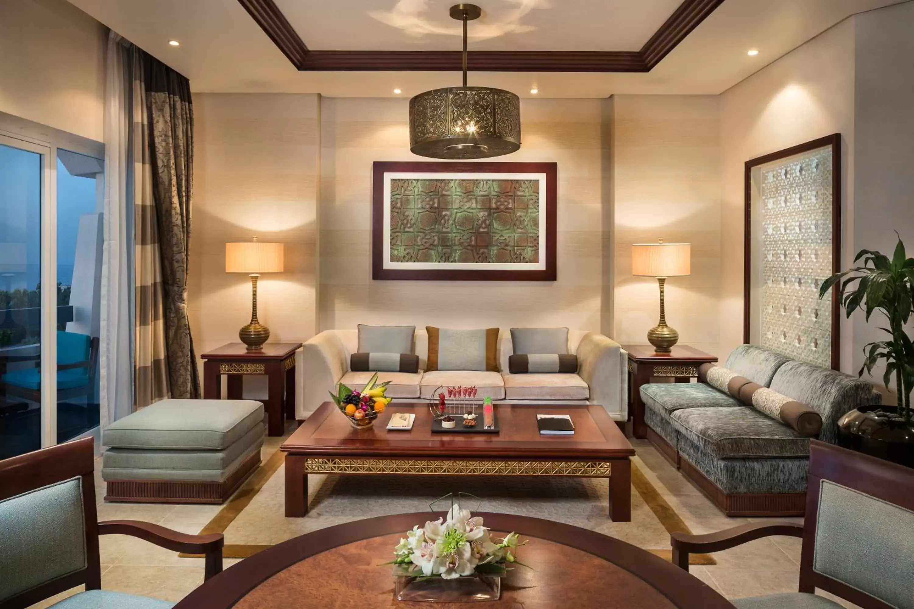 Living room, Seating Area in Ajman Hotel by Blazon Hotels