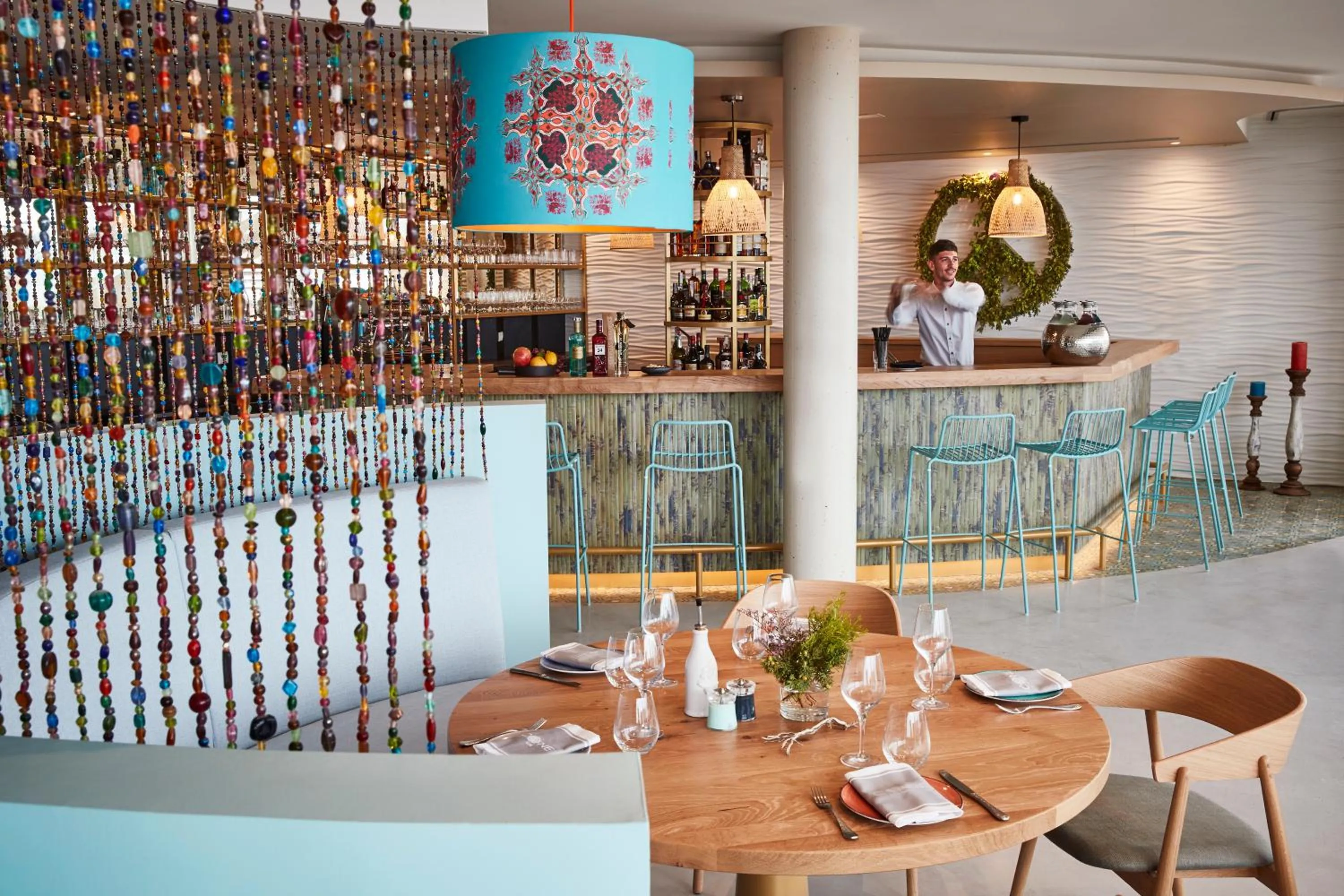 Restaurant/places to eat in 7Pines Resort Ibiza, part of Destination by Hyatt