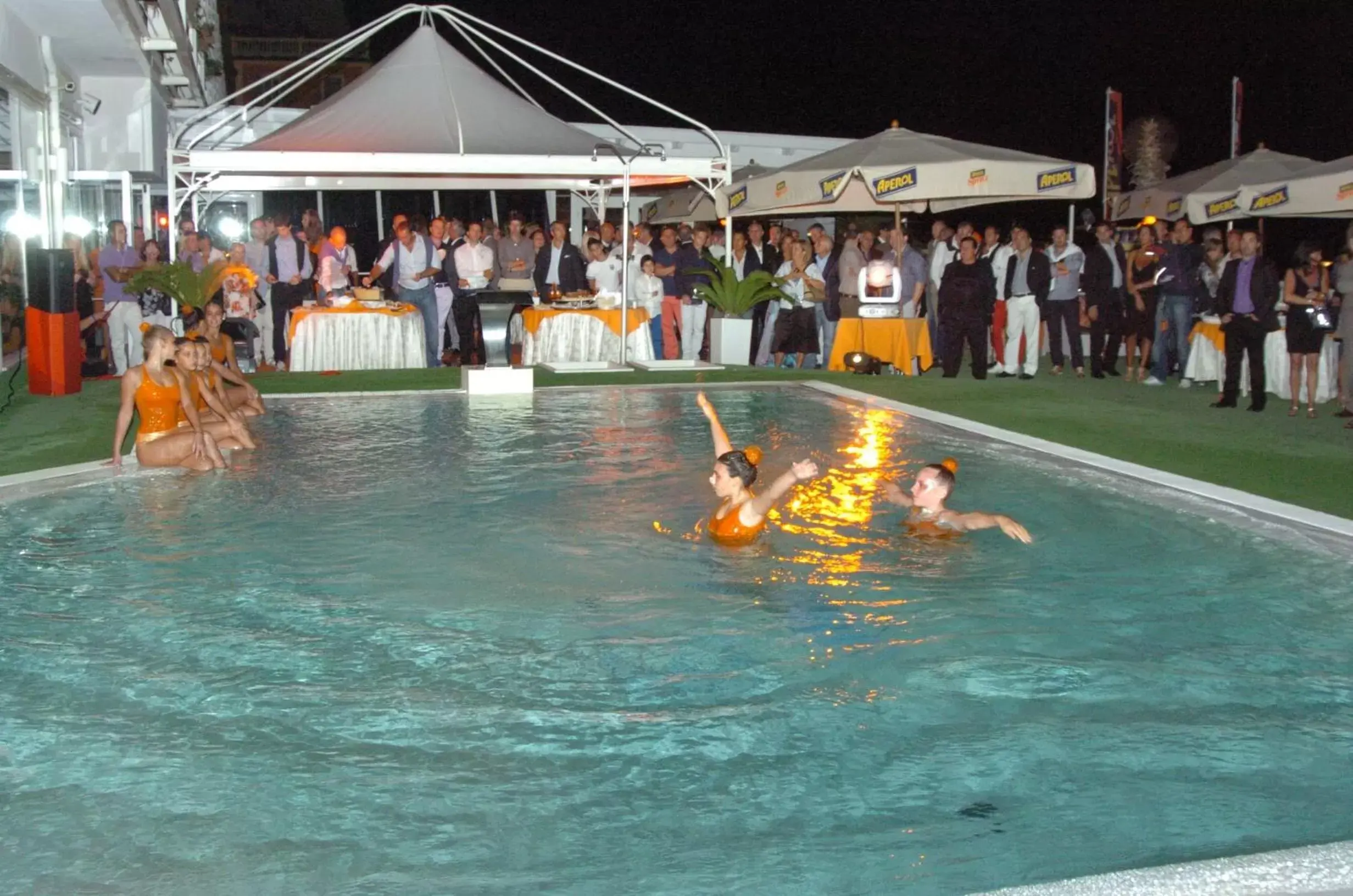 People, Swimming Pool in Hotel Mediterraneo