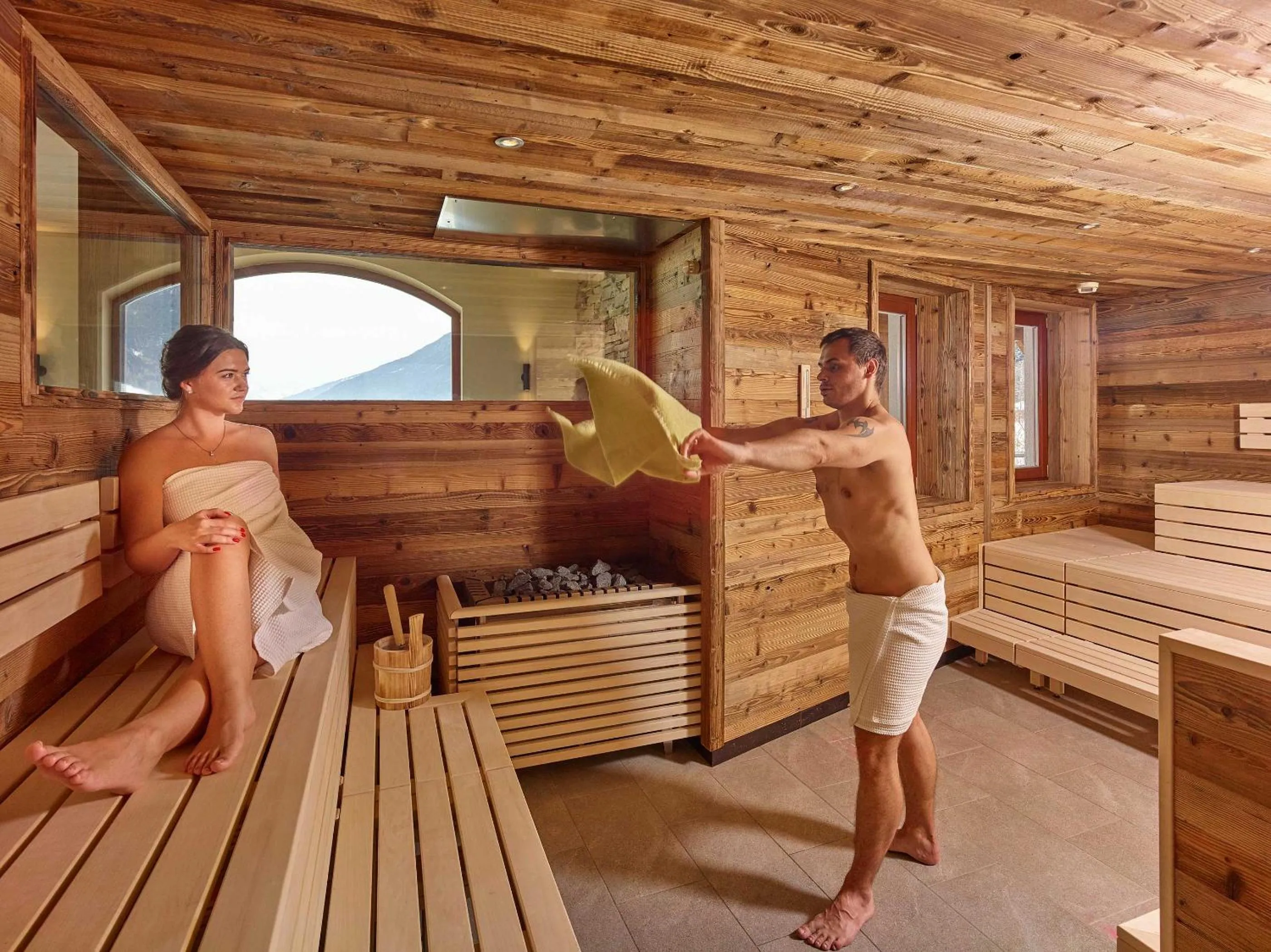 Sauna in Alpeiner - Nature Resort Tirol