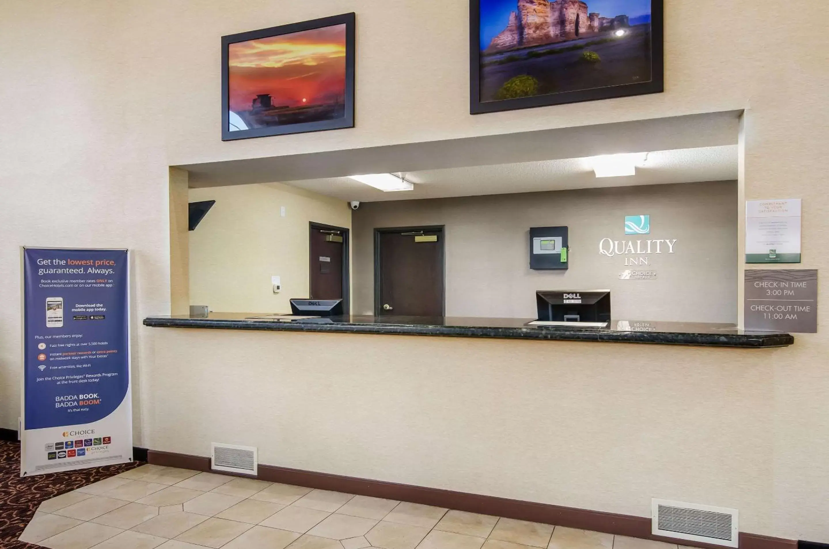 Lobby or reception, Lobby/Reception in Quality Inn Goodland, KS near Northwest Kansas Technical College