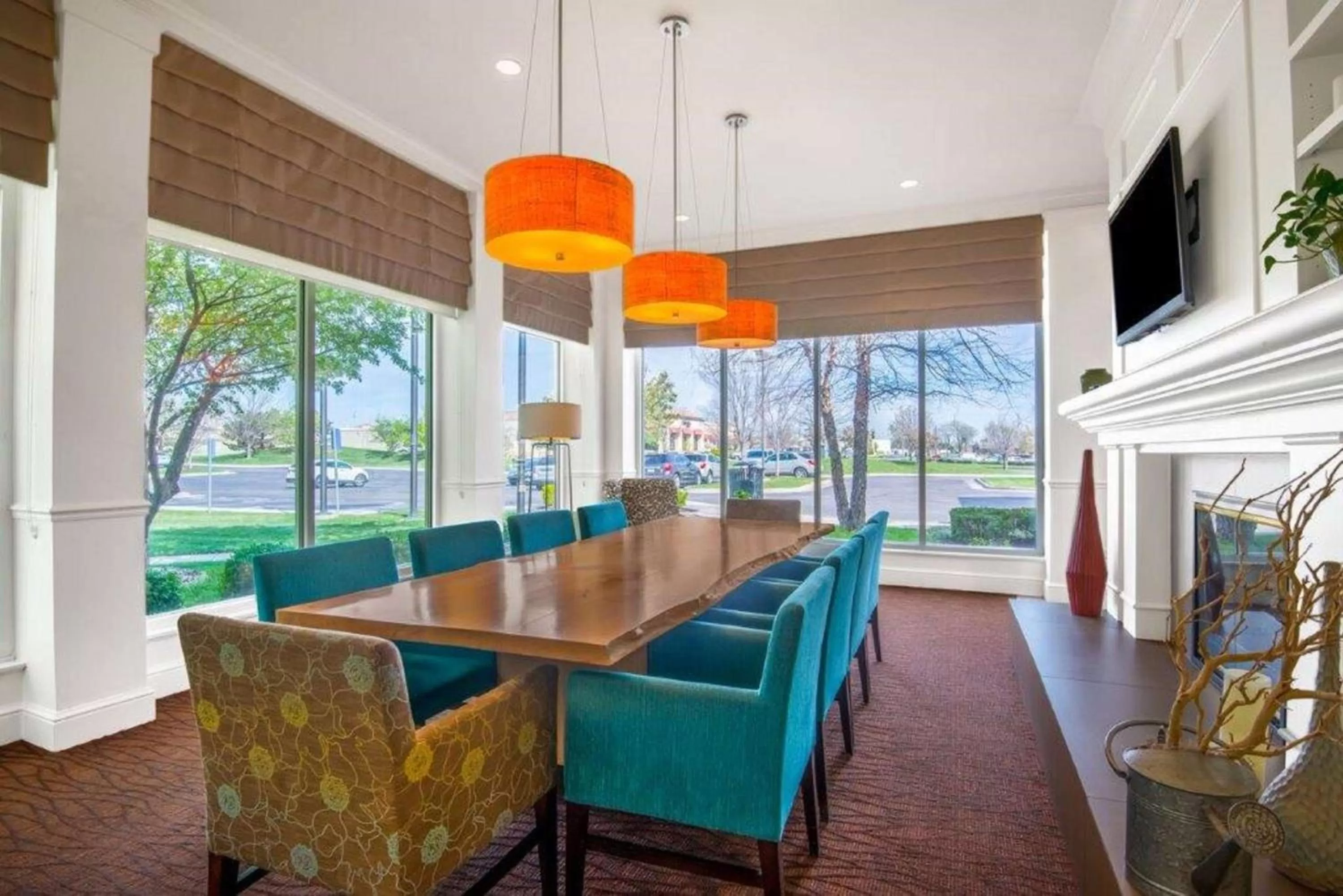 Lobby or reception in Hilton Garden Inn Wichita
