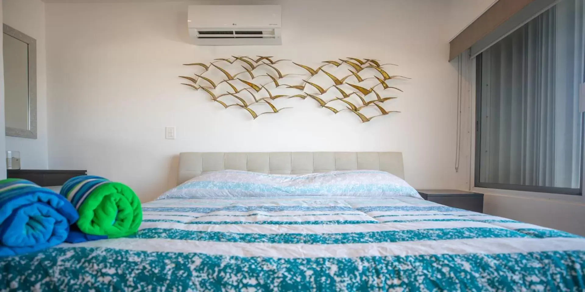 Bedroom, Bed in Beachfront Penthouses by LivIN Cancun