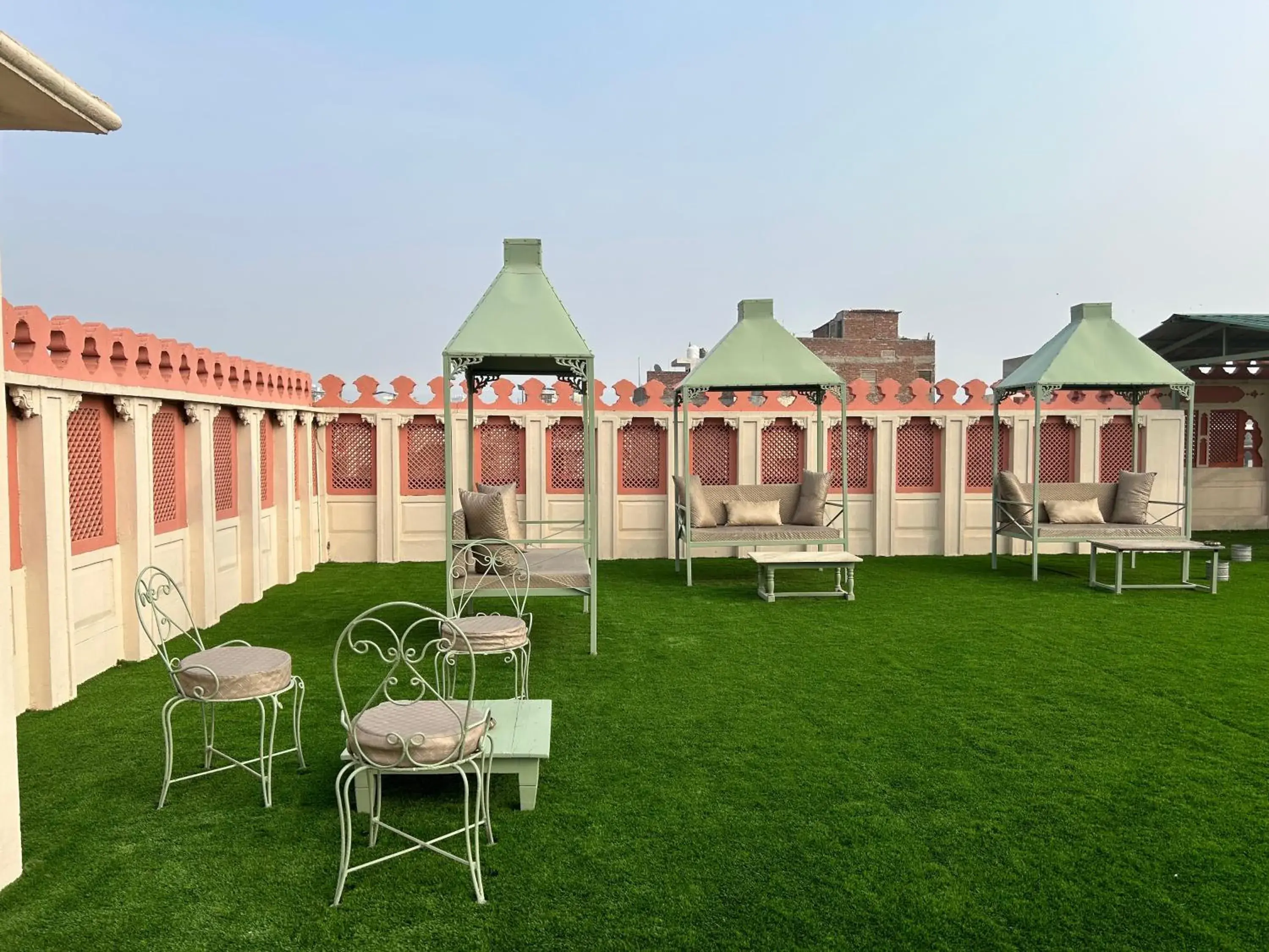 Balcony/Terrace, Property Building in Suryaa Villa Jaipur - A Boutique Heritage Haveli