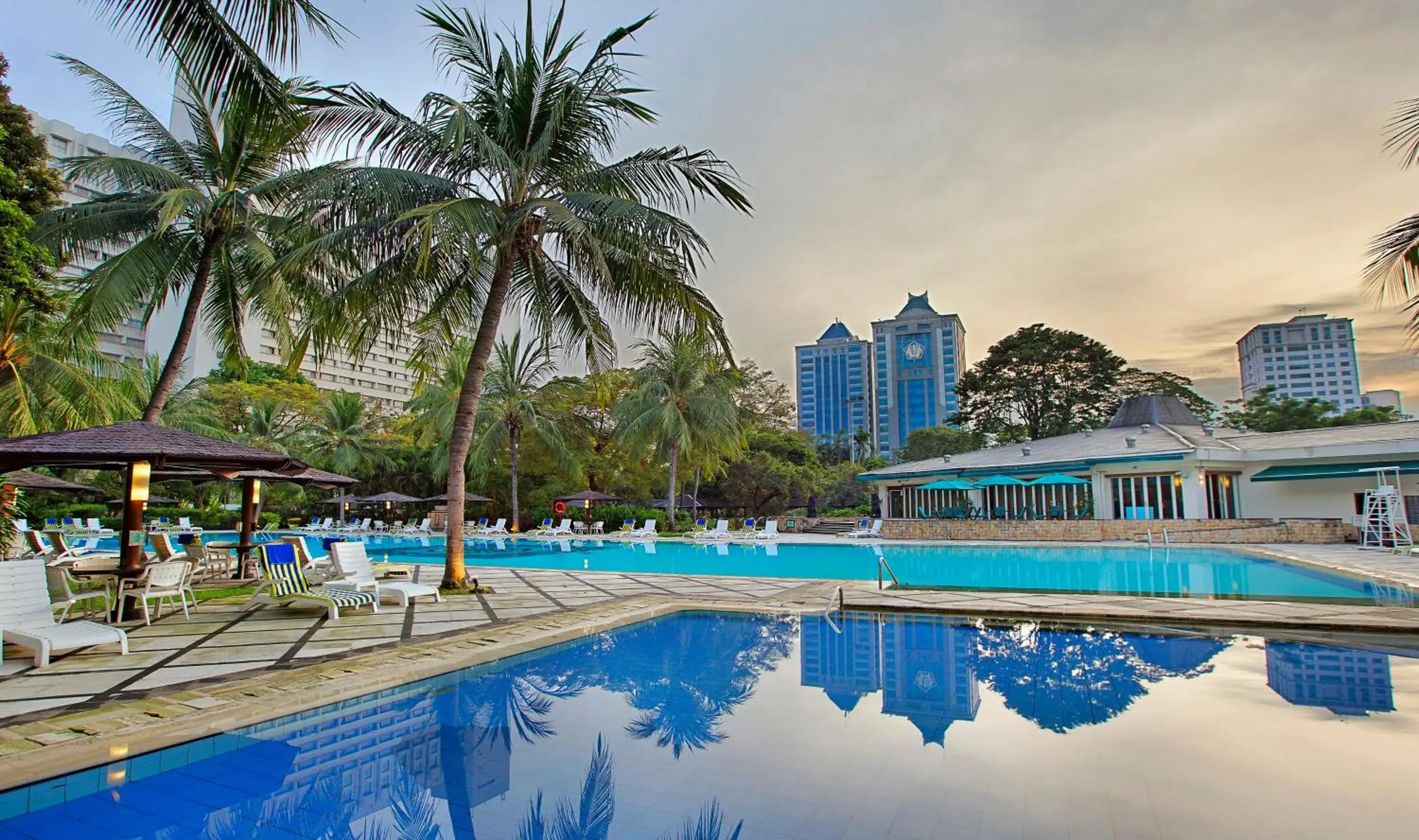 Swimming pool in Borobudur Jakarta Hotel
