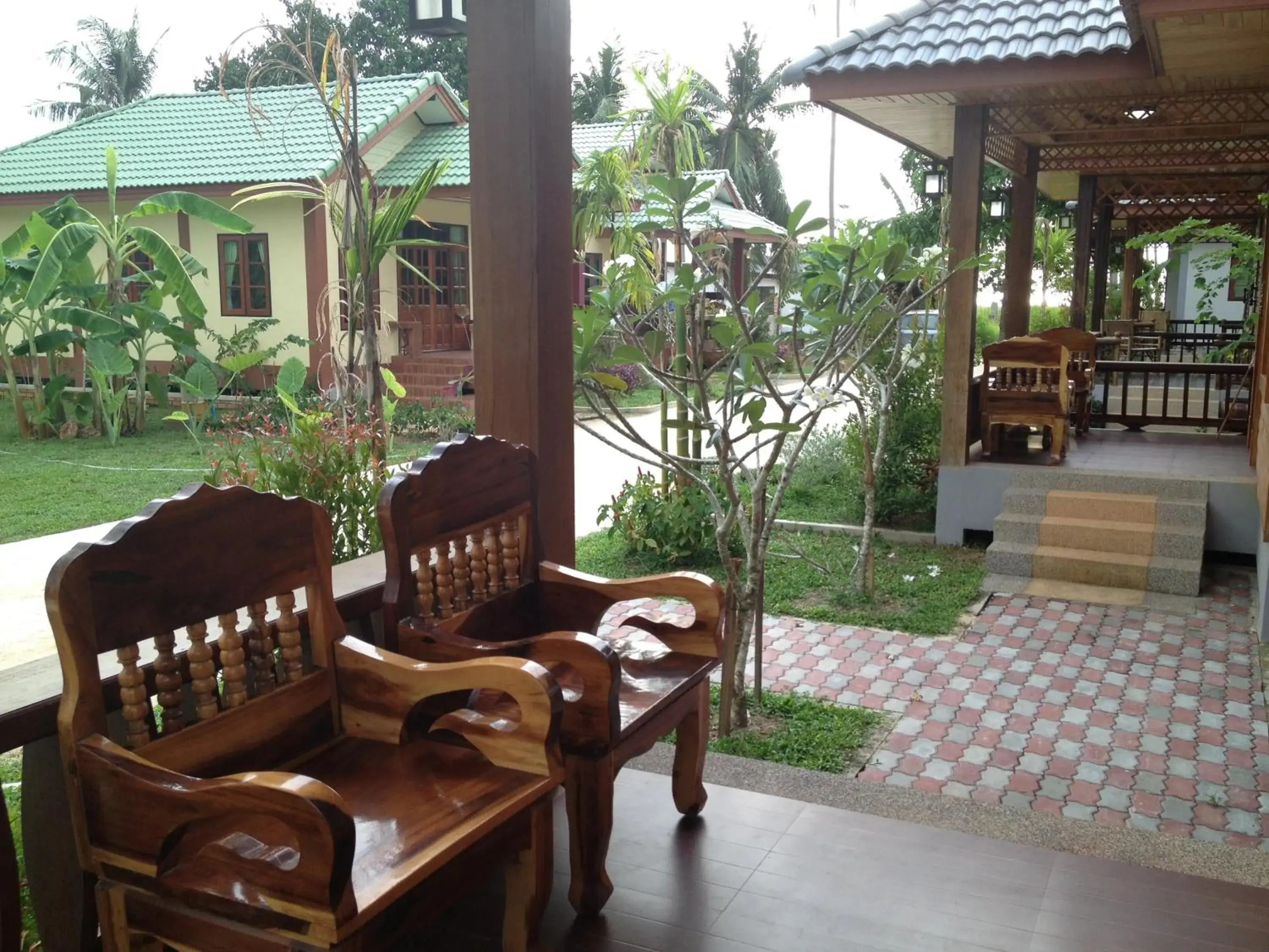 Patio in Khum Laanta Resort - SHA Extra Plus