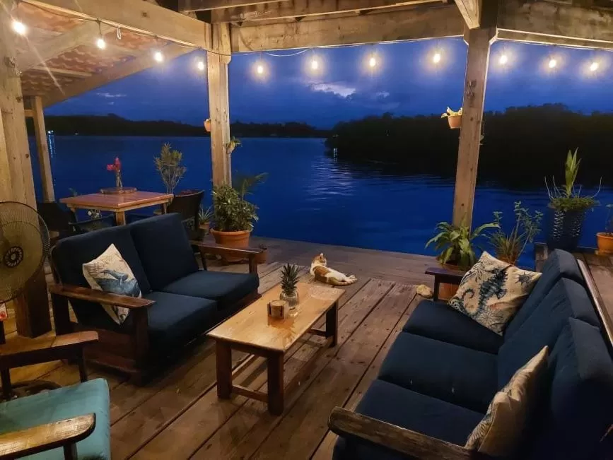 Patio, Restaurant/Places to Eat in The Sunsetter Bed & Breakfast