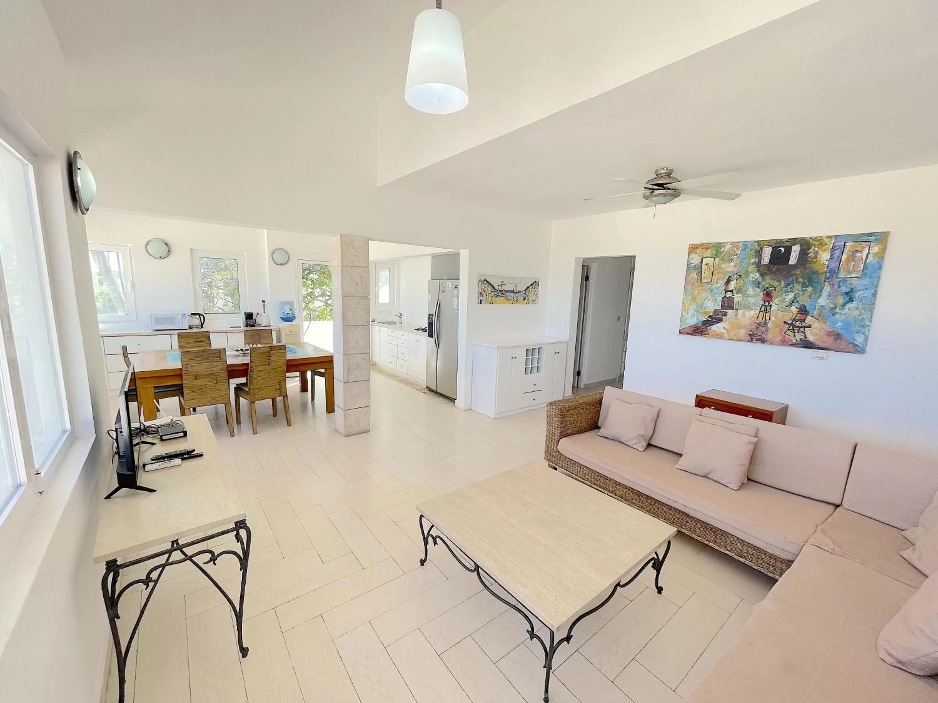 Kitchen or kitchenette, Seating Area in BEACH Condo-HOTEL with VILLAS & PRIVATE Apartments WIFI BBQ Beach CLUB & SPA