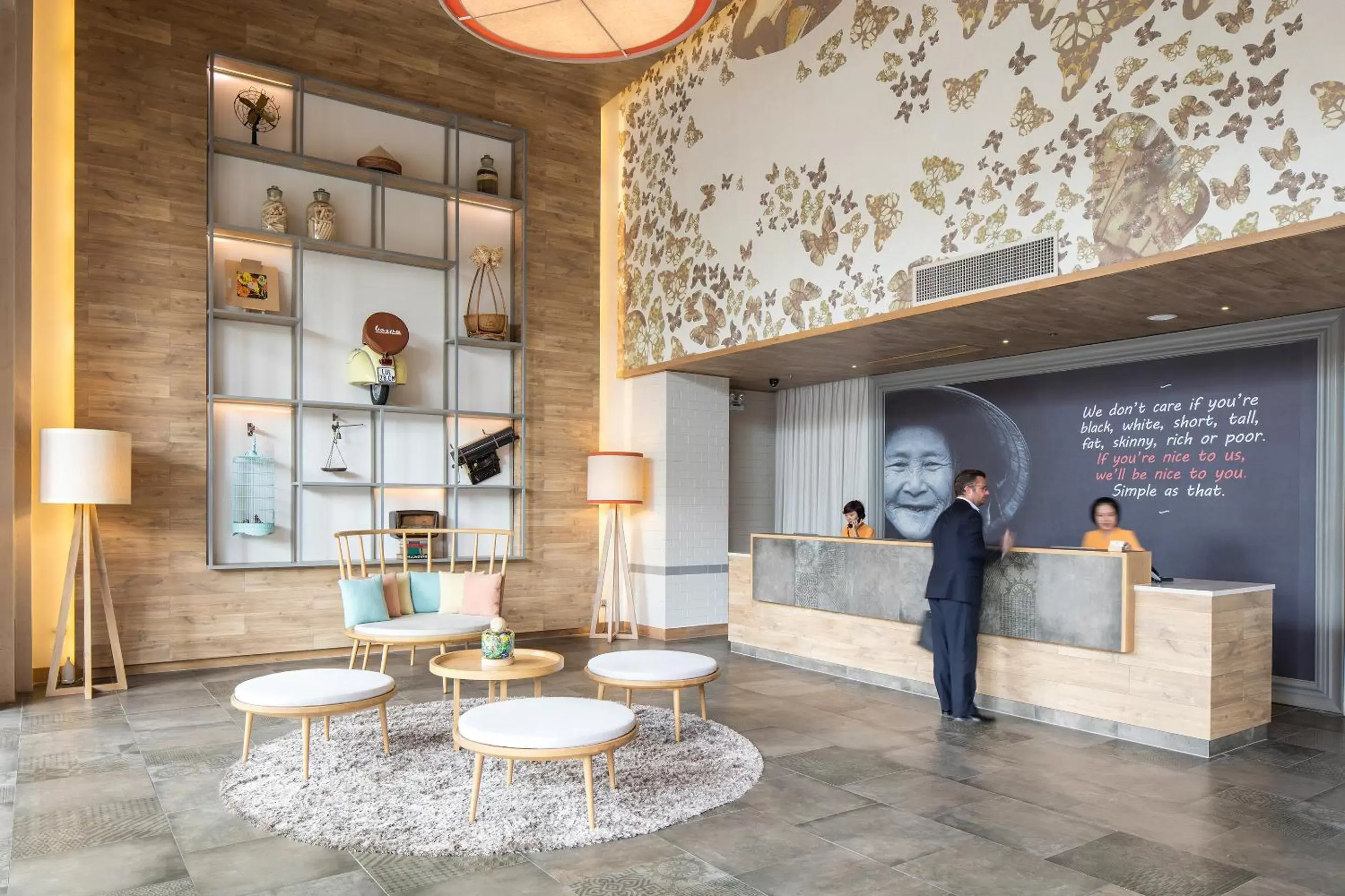 Lobby or reception in Fusion Suites Saigon Lobby or reception in Fusion Suites Saigon