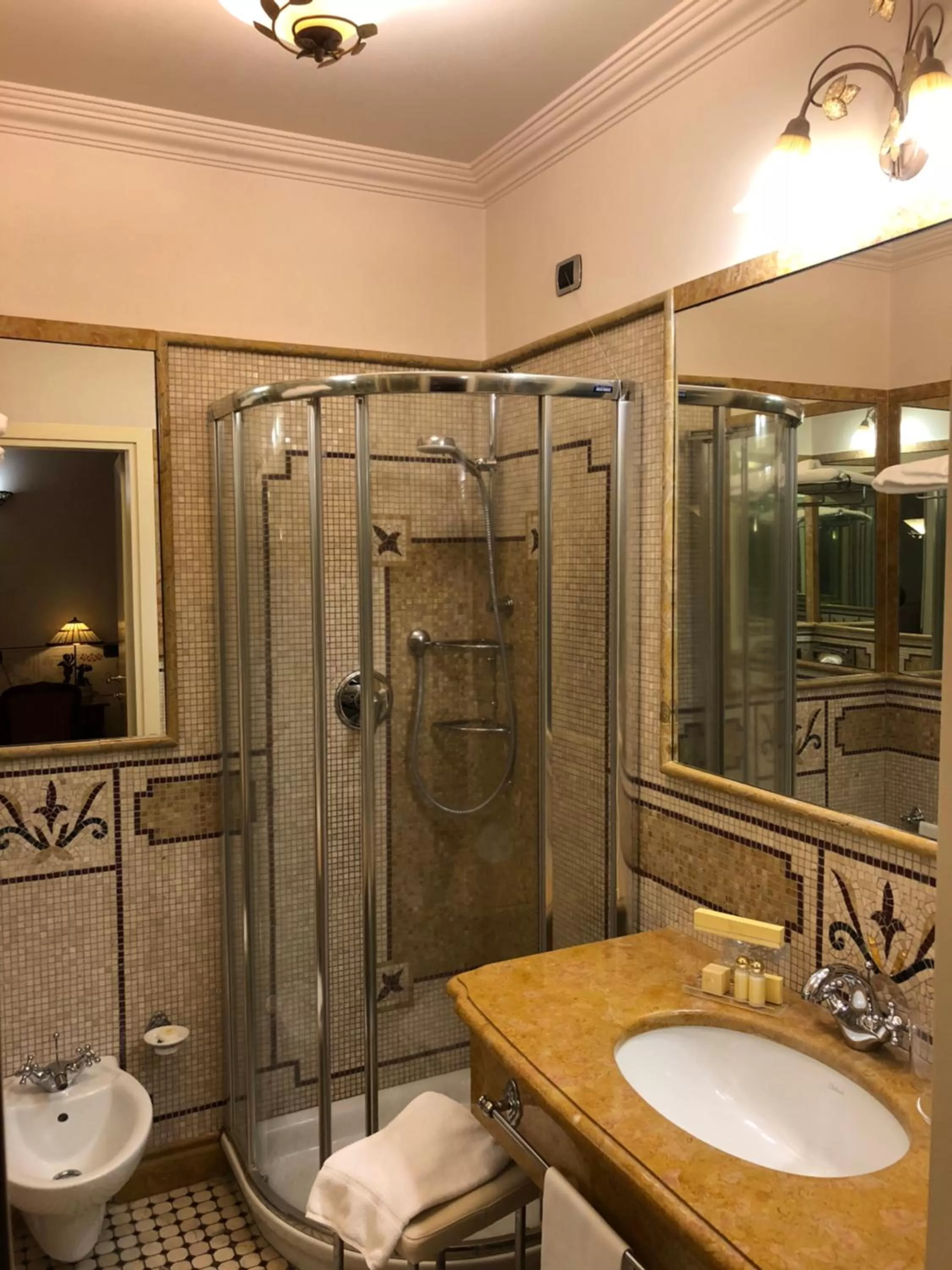 Shower in Liberty Hotel