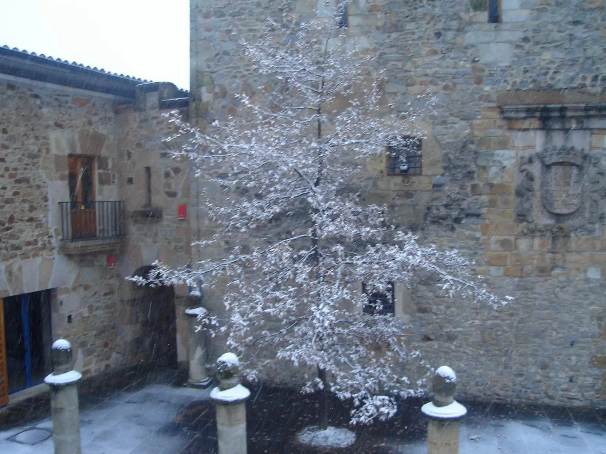 Property building, Winter in Batzarki