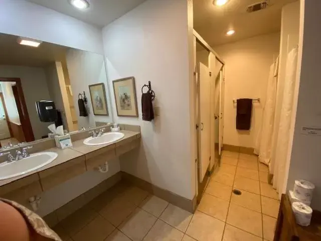 Bathroom in Flying L Ranch Resort