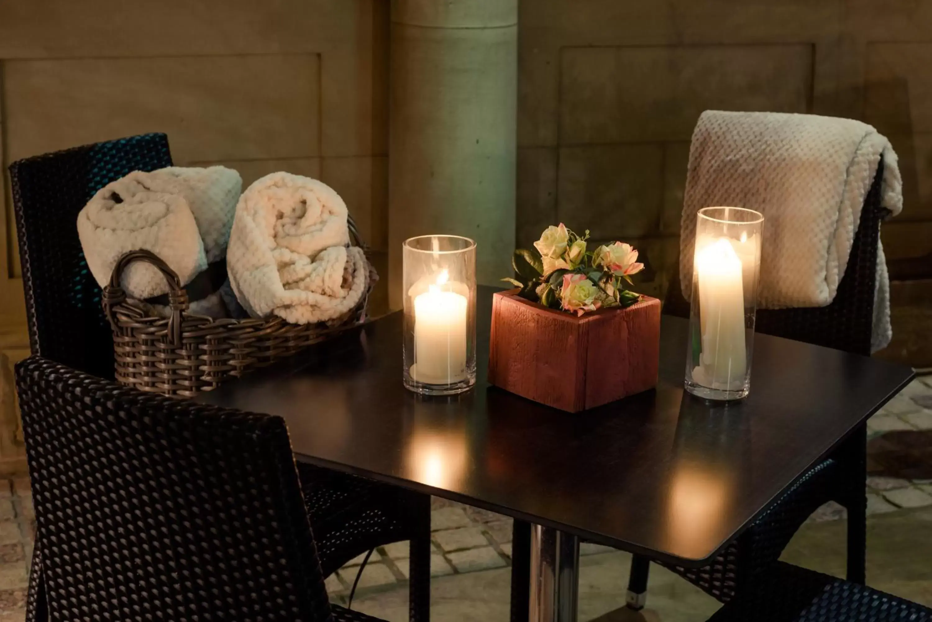 Seating area in Leopold Hotel