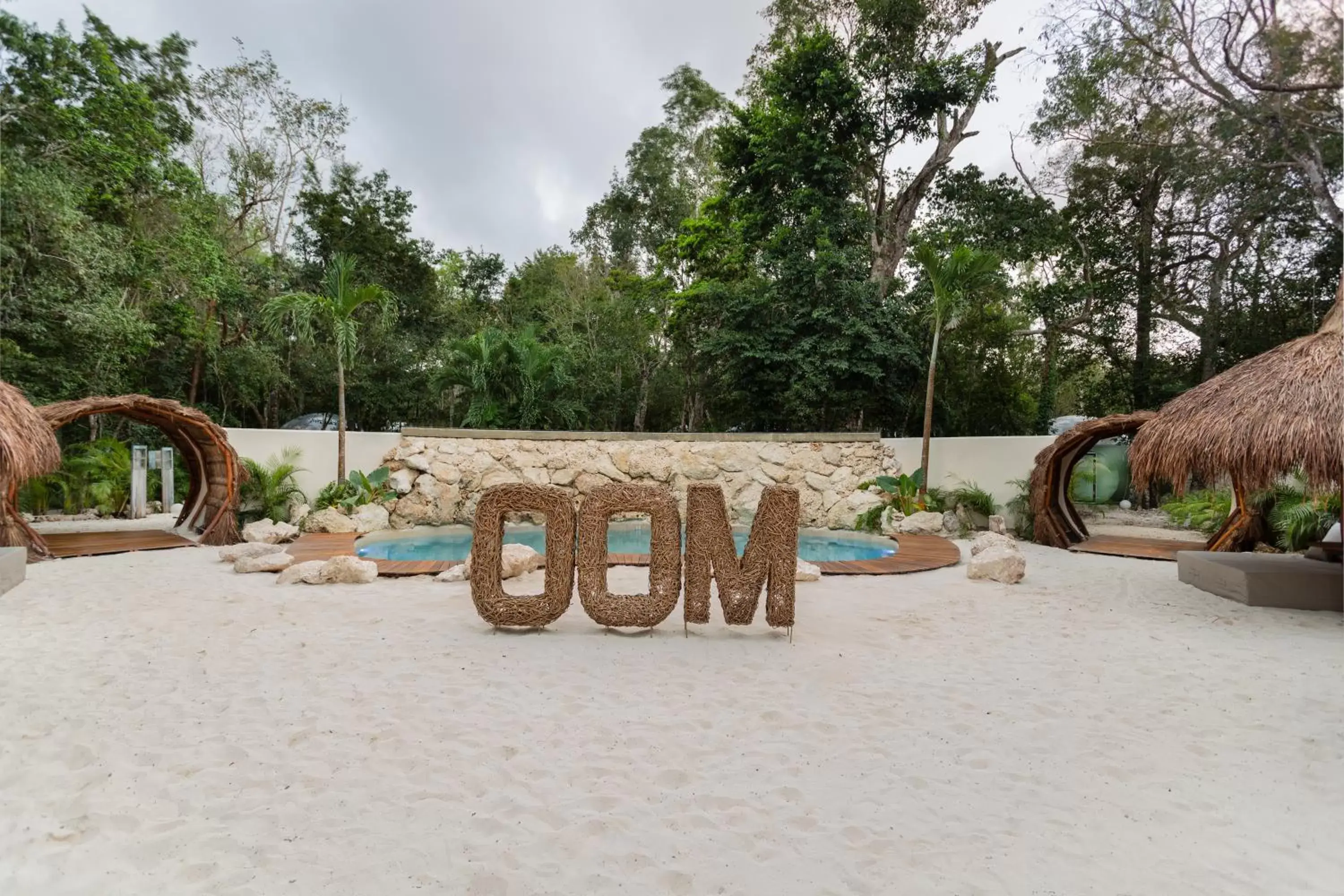 Swimming pool in Oom Bubble Boutique Riviera Cancun