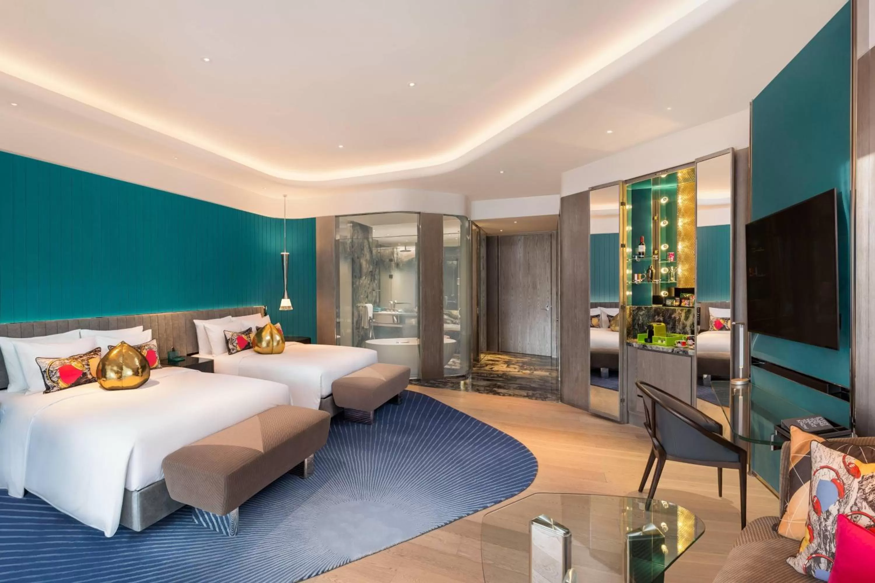 Bedroom, Bed in W XIAN Hotel