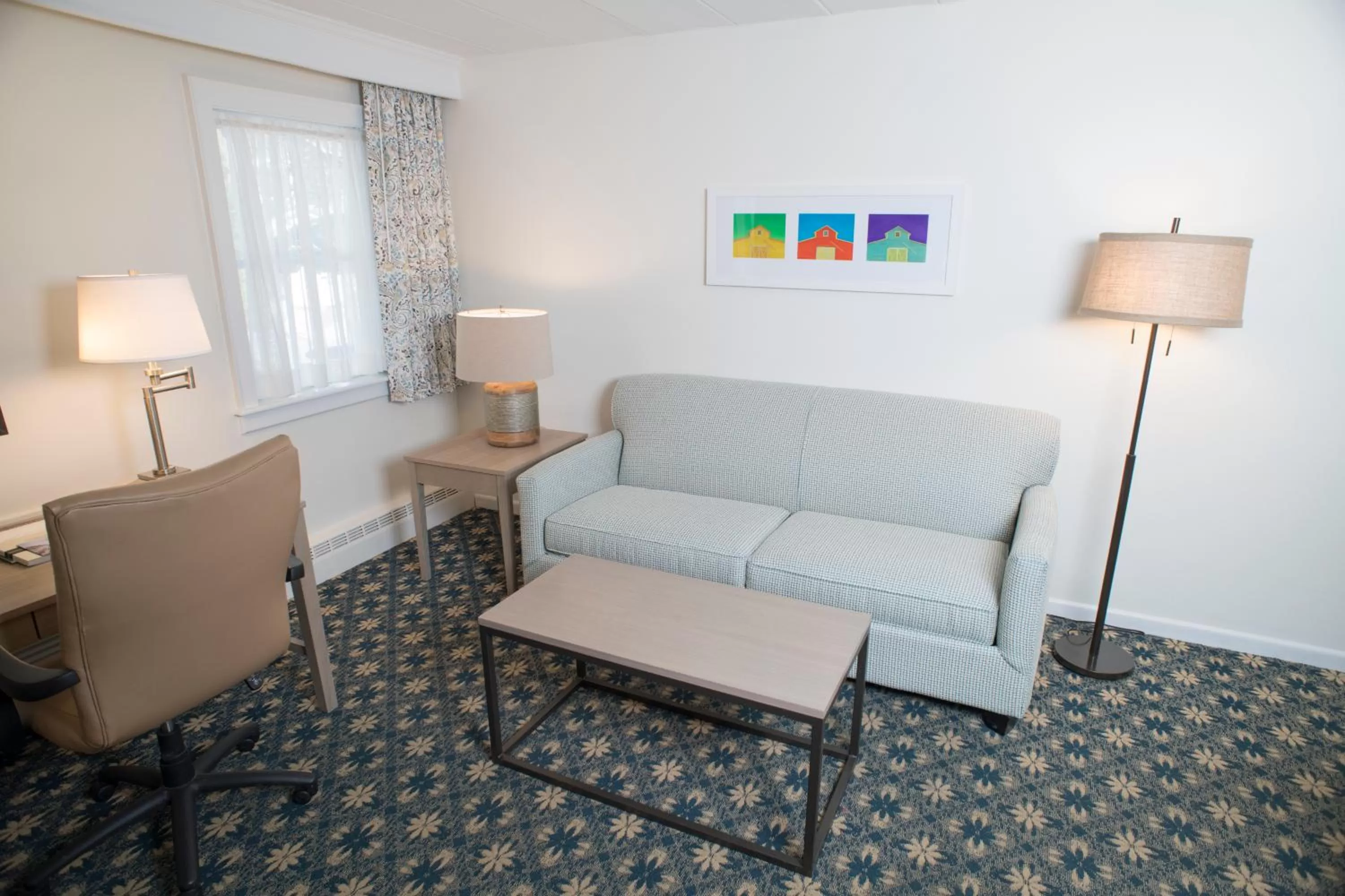 Seating area in Middlebury Inn