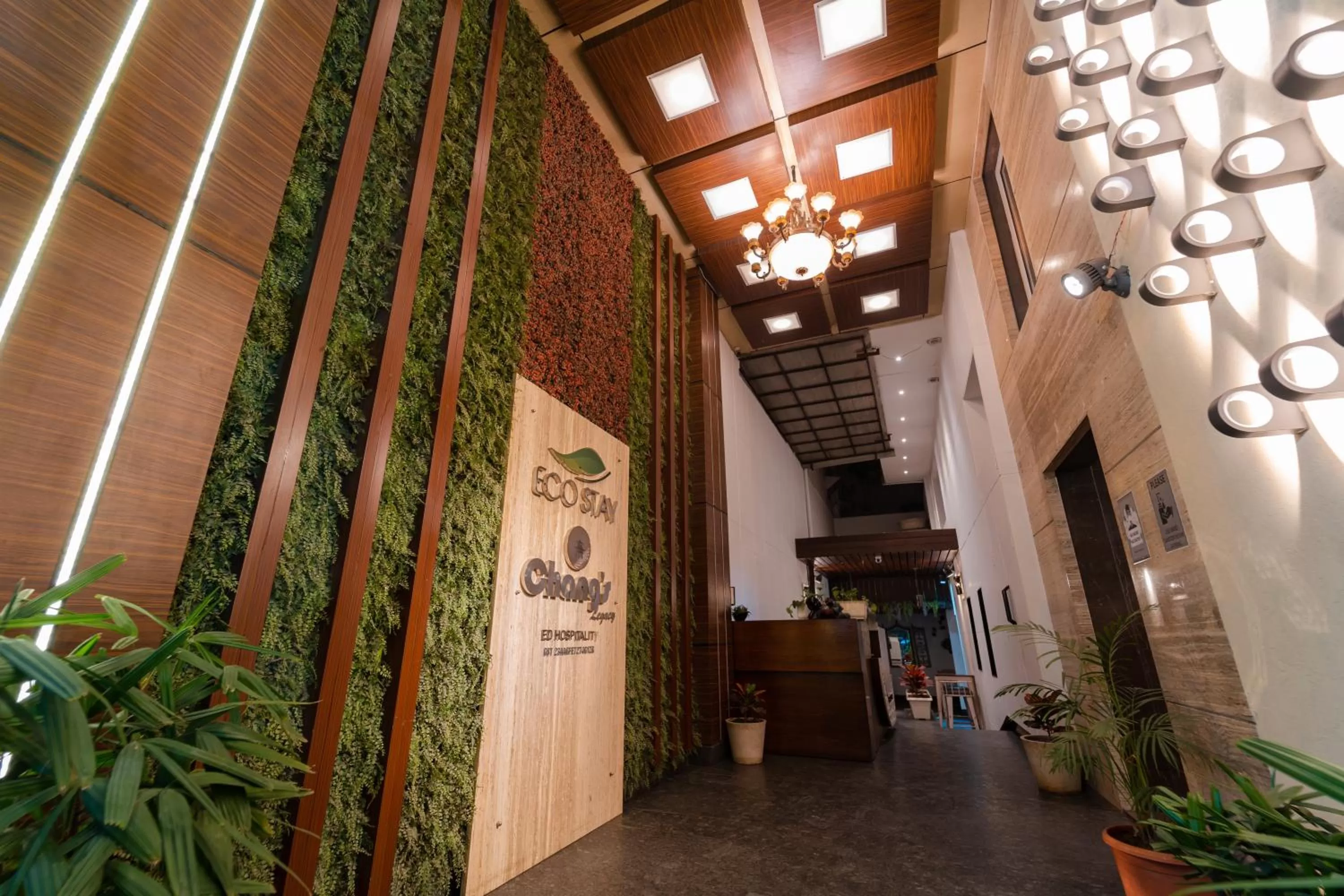 Lobby or reception in Playsales Eco Stay Vijay Nagar Indore