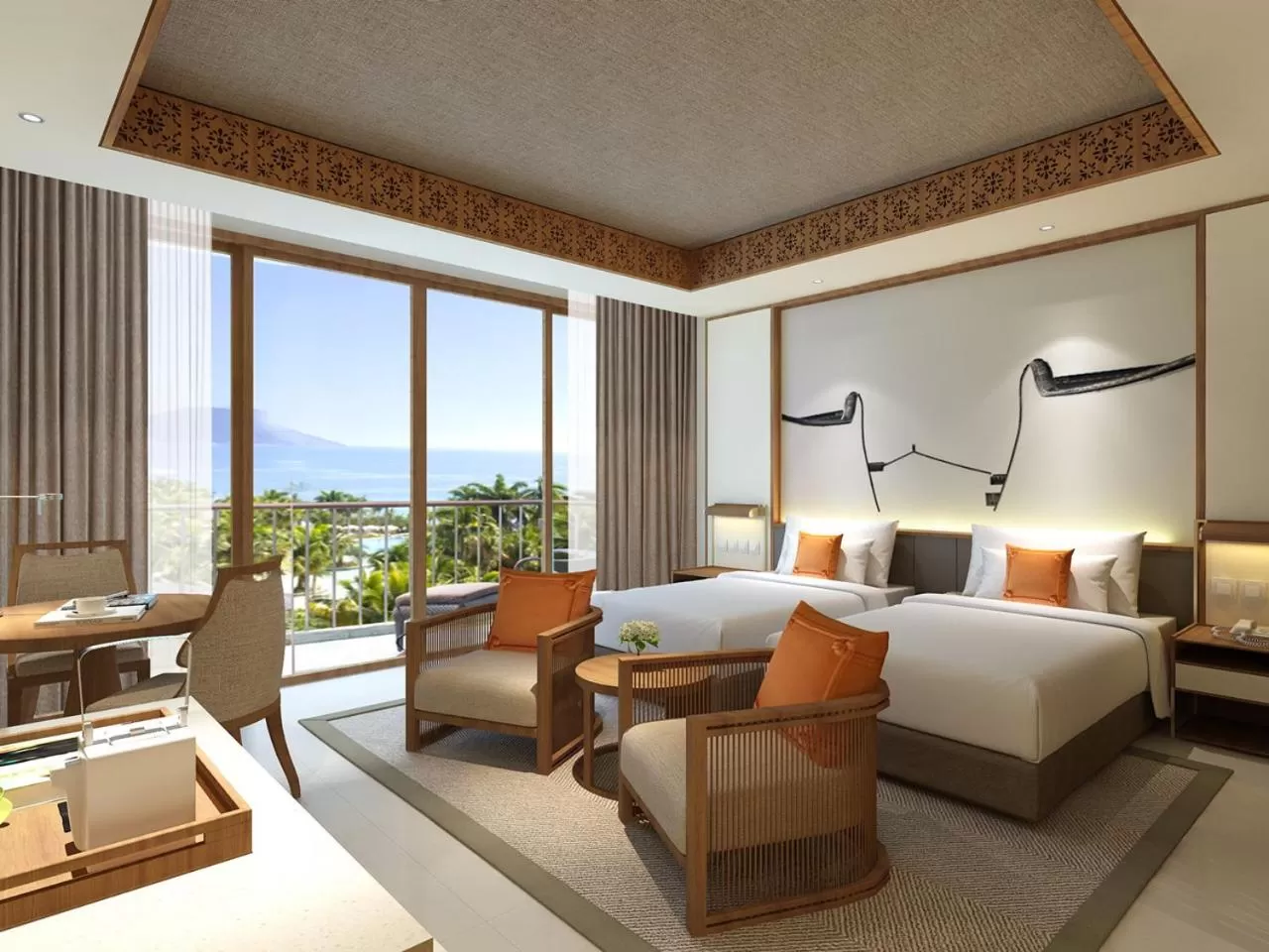 Bedroom, Bed in Angsana Zhuhai Phoenix Bay