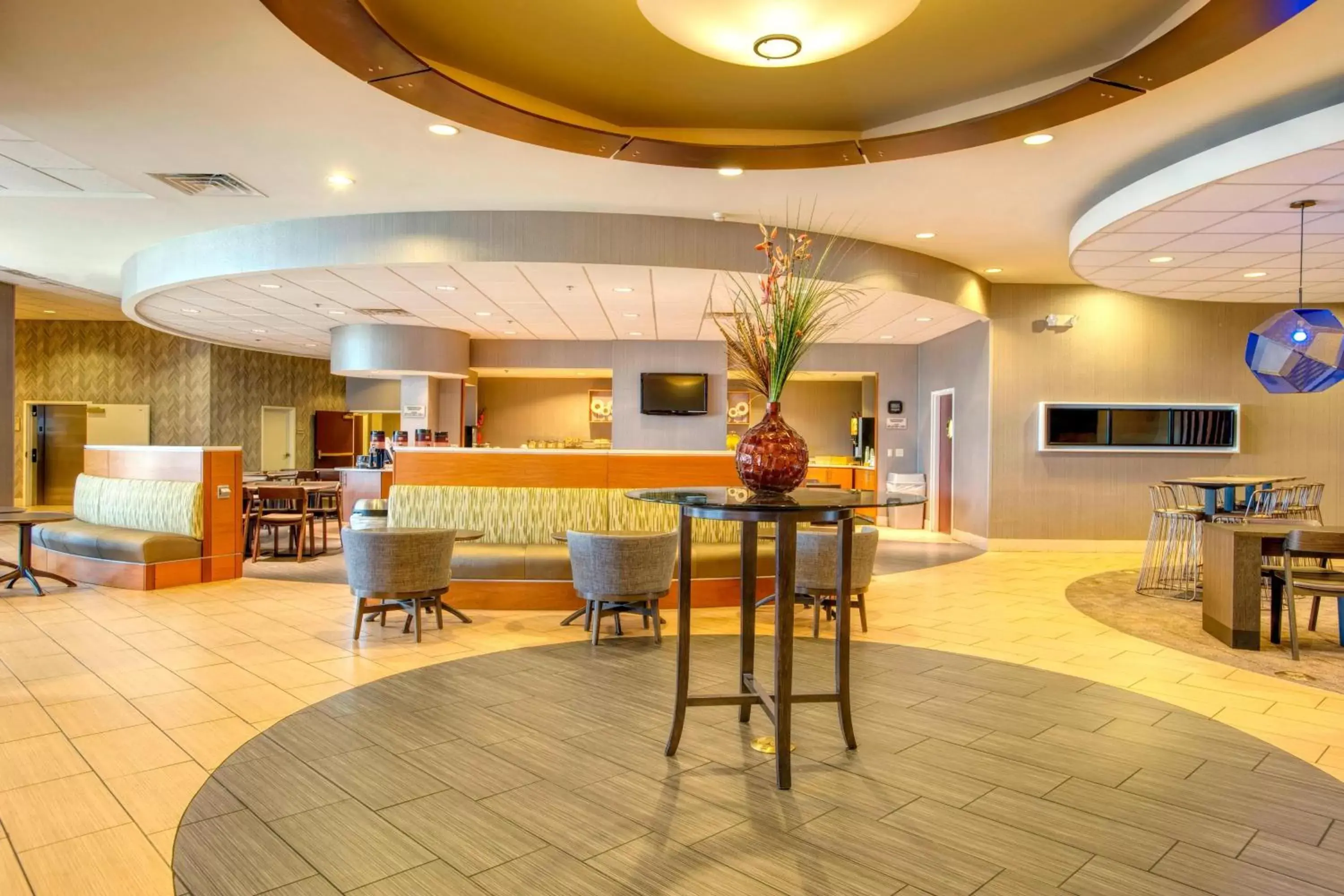 Lobby or reception in SpringHill Suites by Marriott Lawrence Downtown