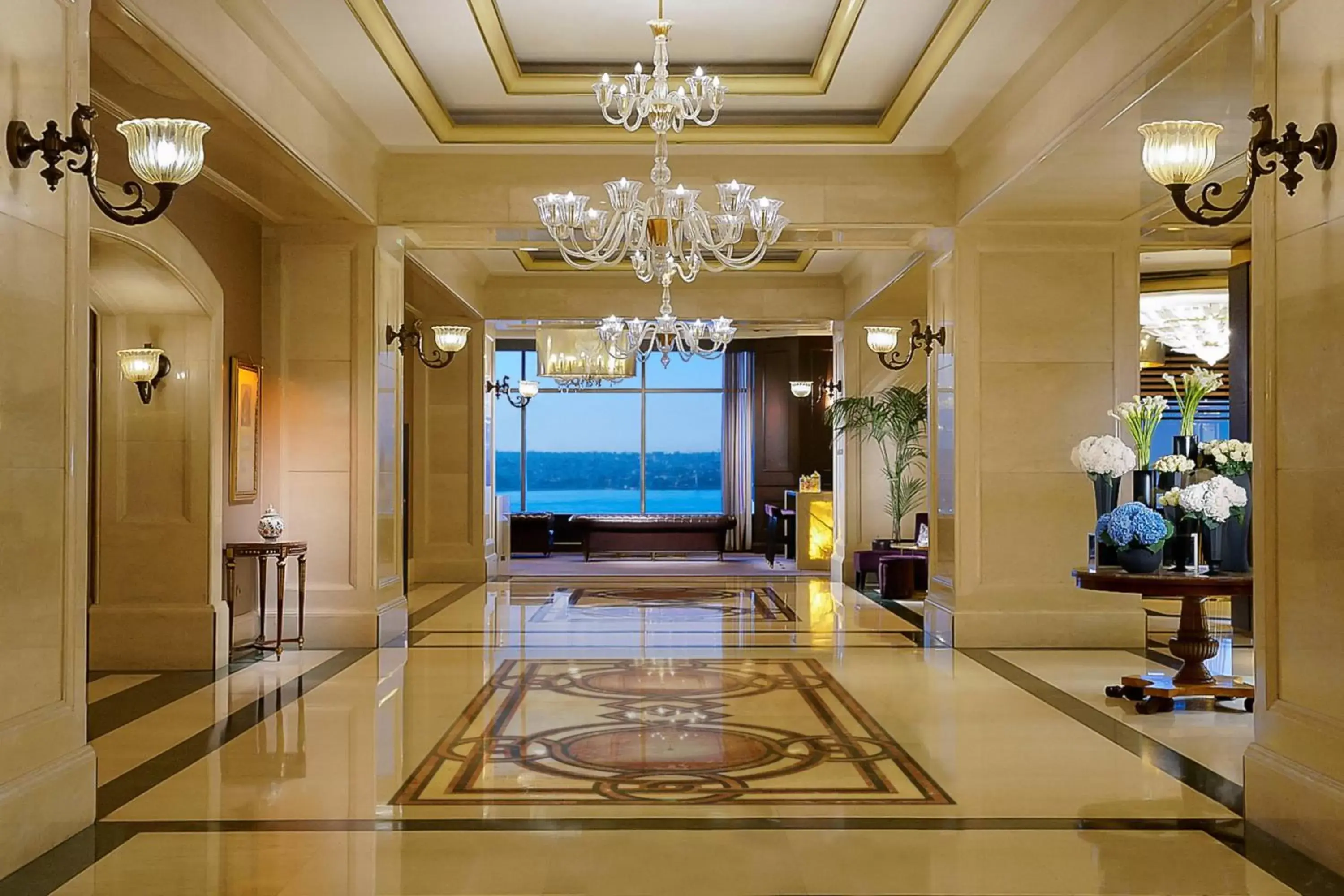 Lobby or reception in The Ritz-Carlton, Istanbul at the Bosphorus