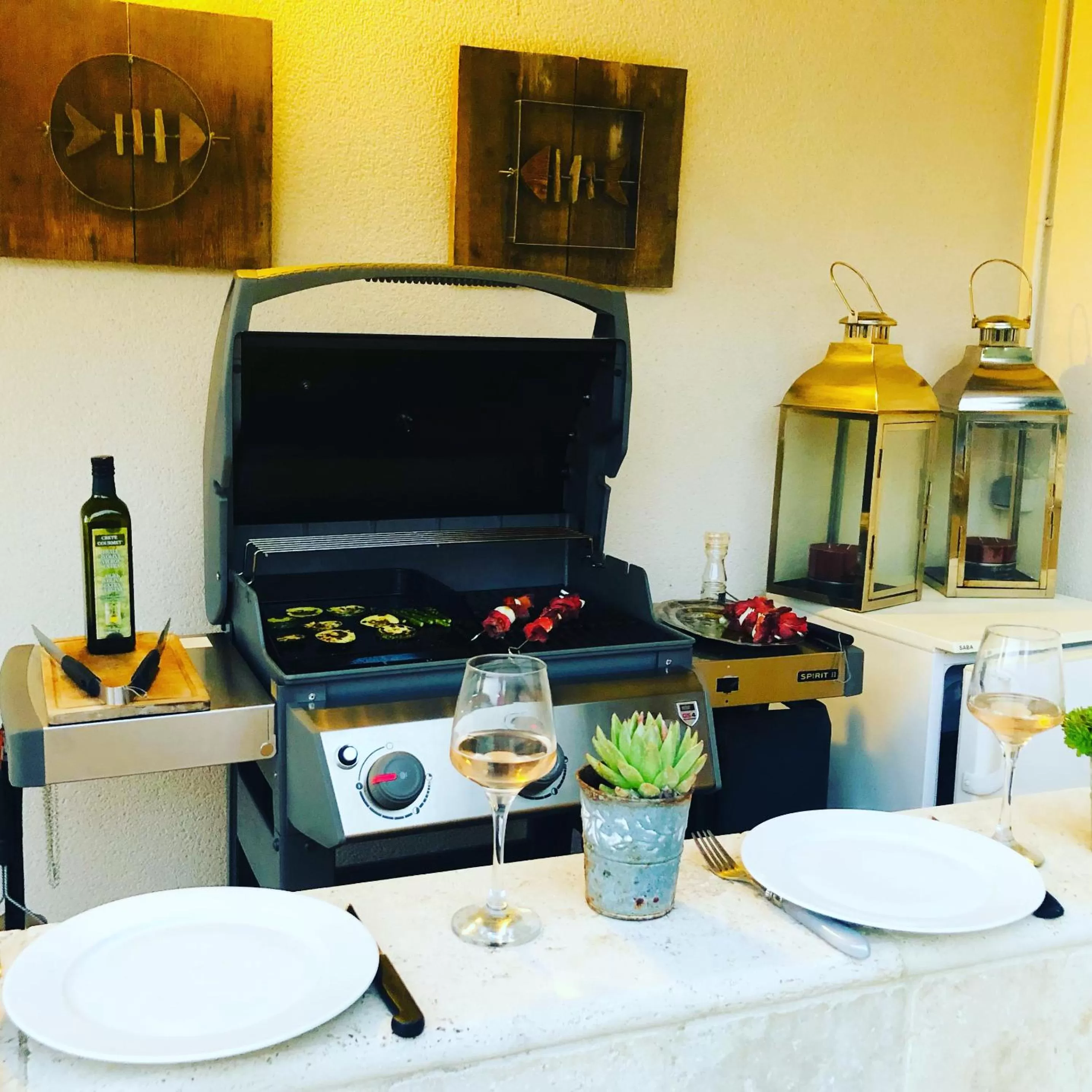 BBQ facilities in Villa MY le Mans