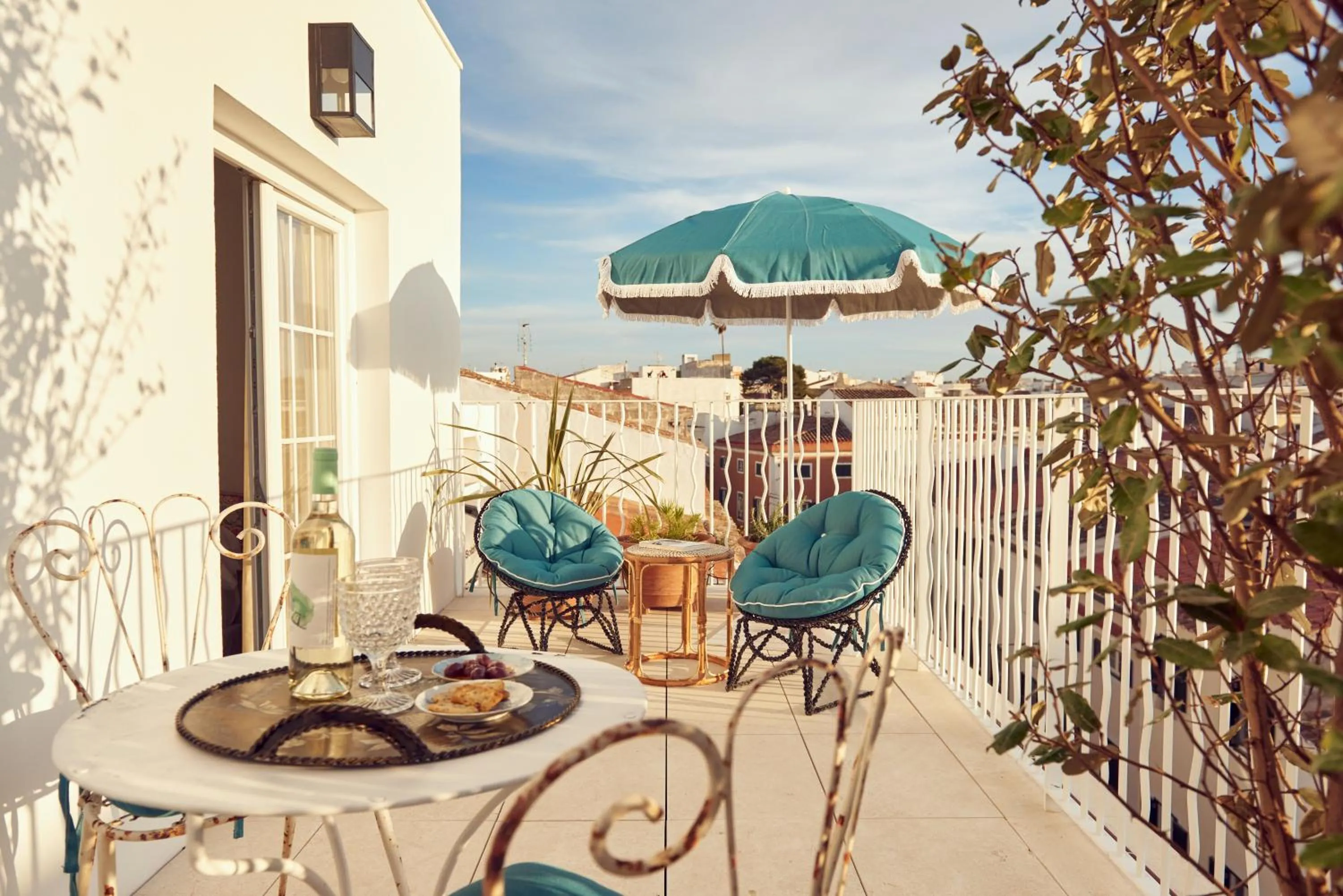 Balcony/Terrace in Cristine Bedfor Mahon Boutique Hotel