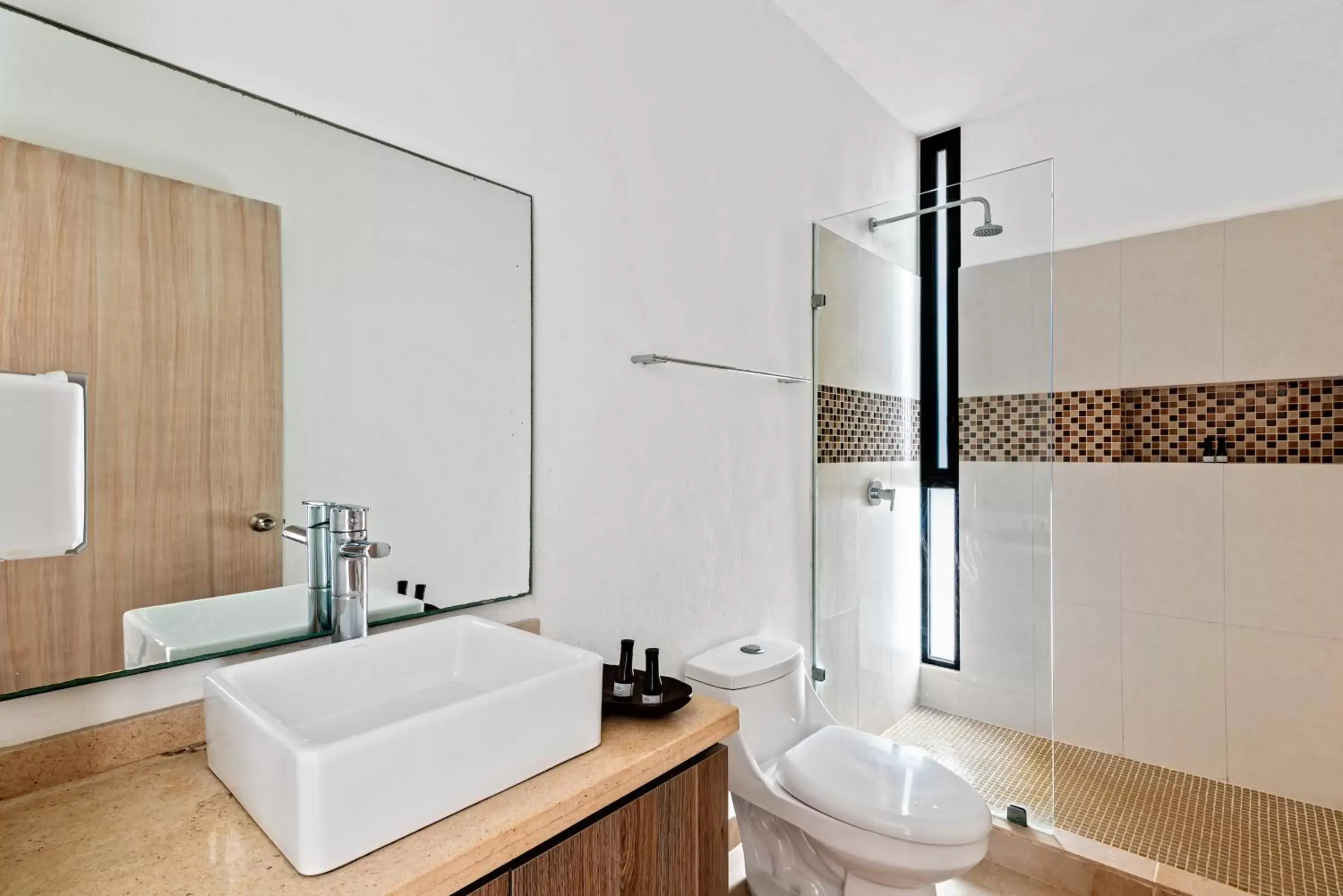 Bathroom in Vela's Condos Ocean Front