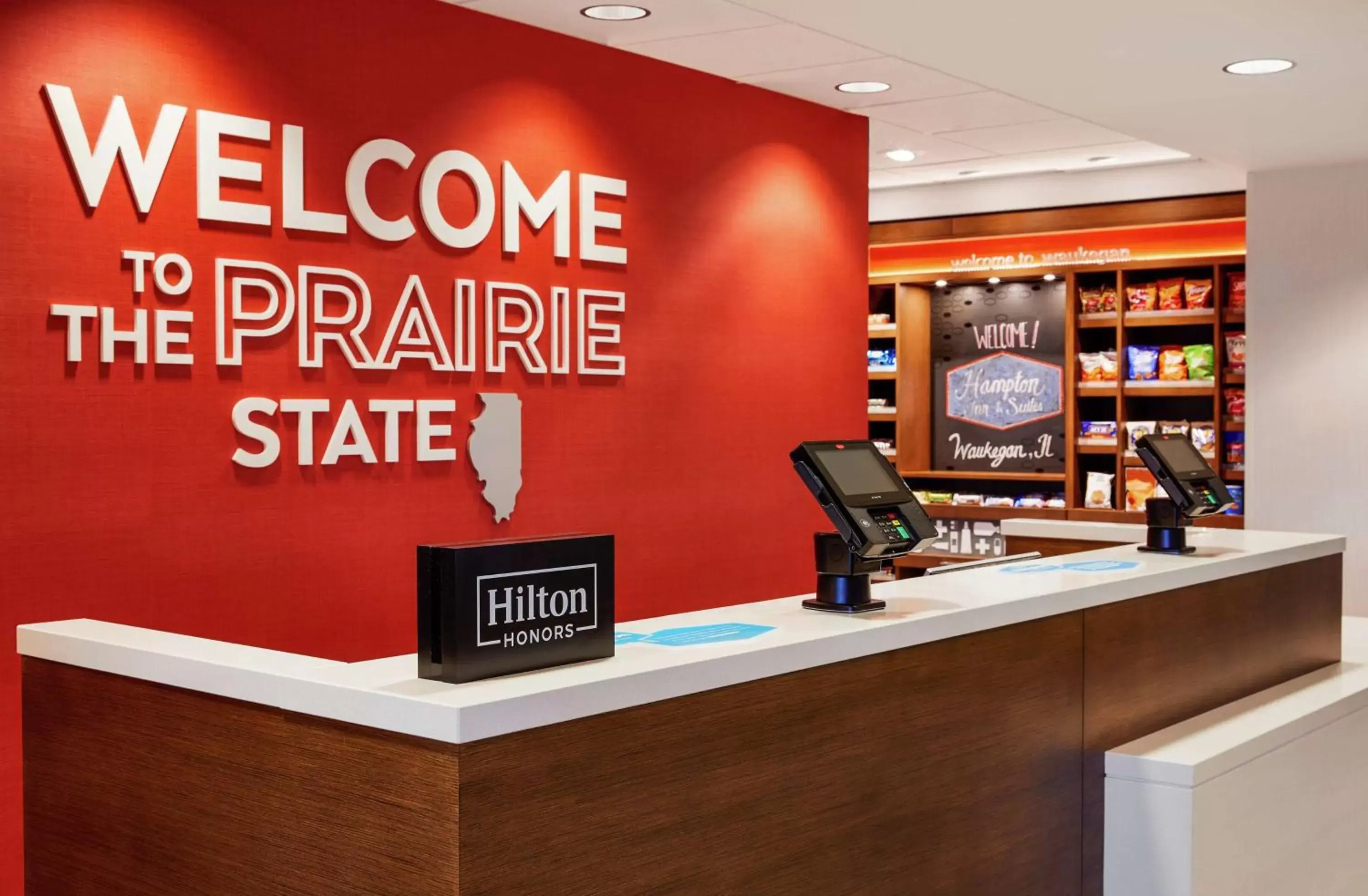 Lobby or reception, Lobby/Reception in Hampton Inn & Suites Chicago/Waukegan