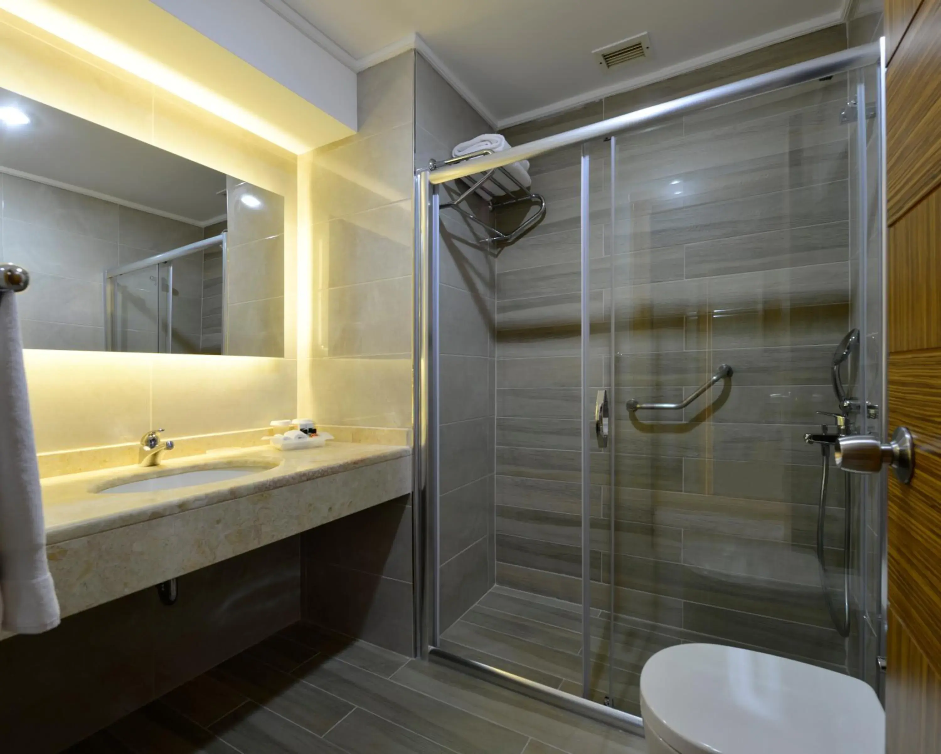 Shower, Bathroom in Euro Park Hotel Bursa