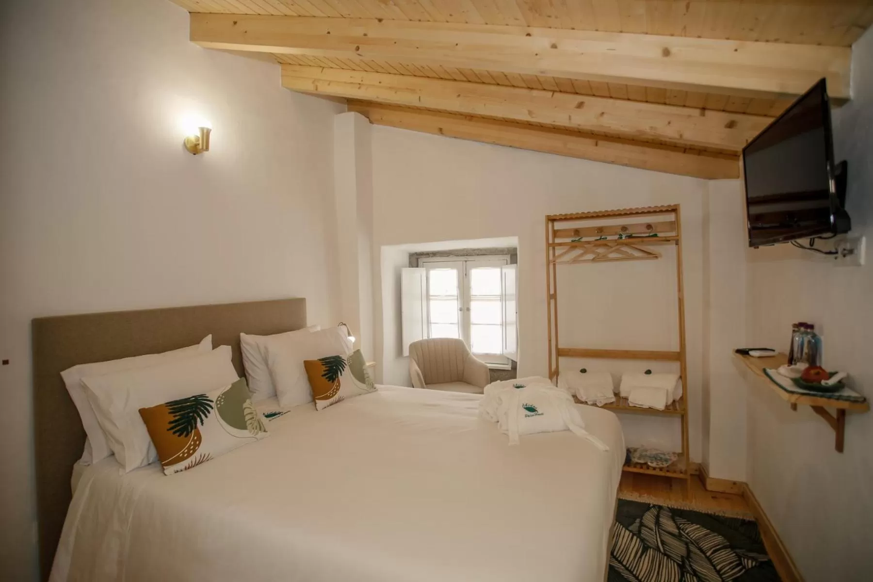 Bed in Óbidos Pátio House