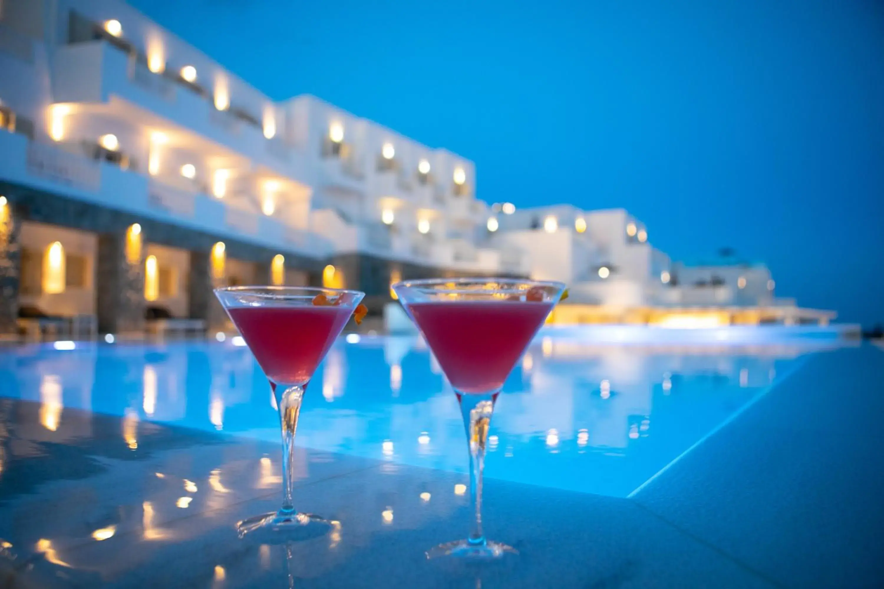 Alcoholic drinks in The George Hotel Mykonos