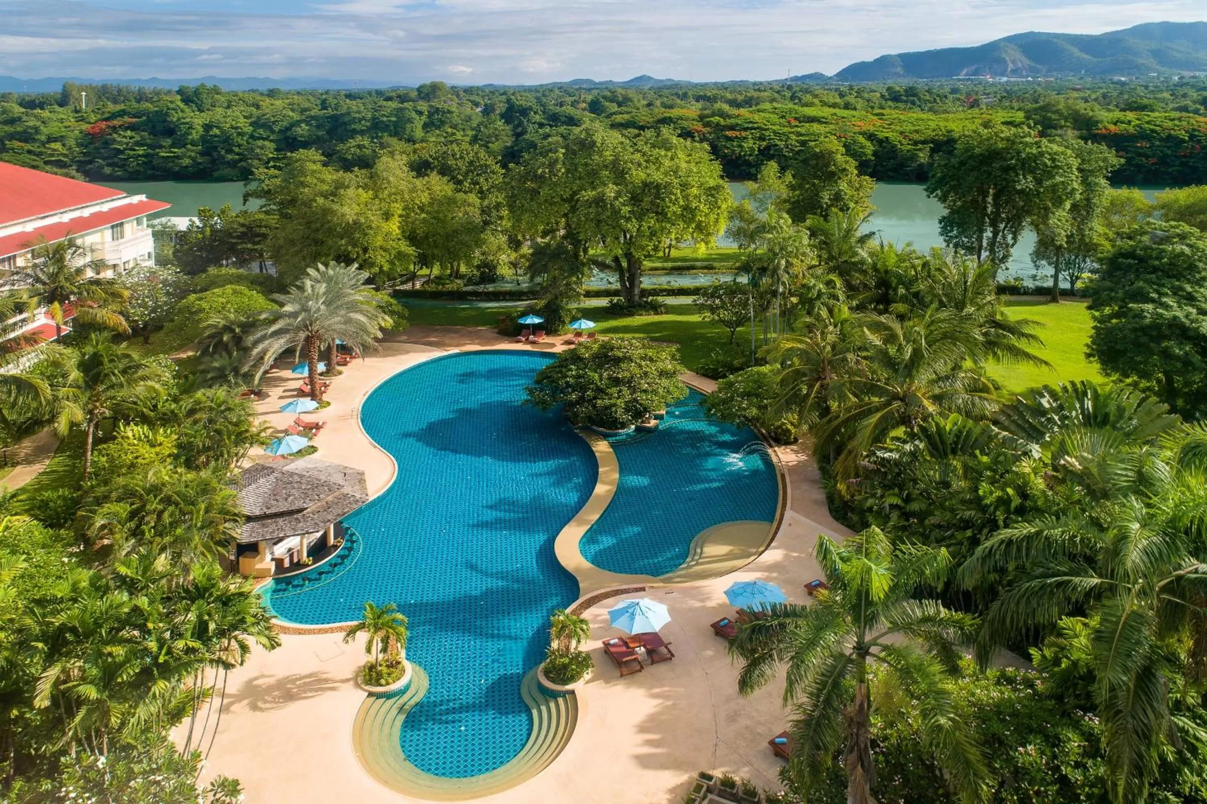 Bird's eye view in Dheva Mantra Resort