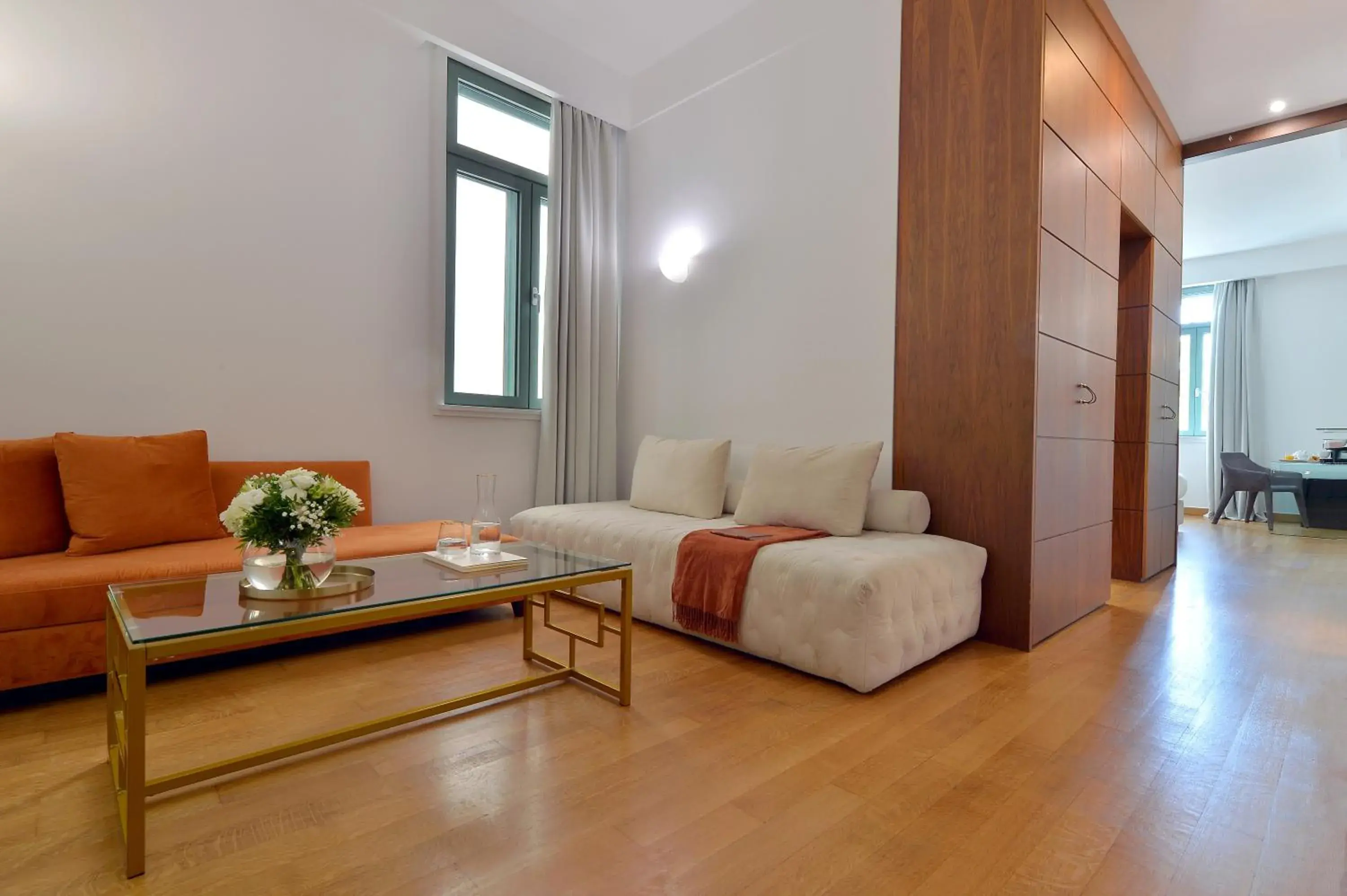 Living room, Seating Area in Athenaeum Eridanus Luxury Hotel