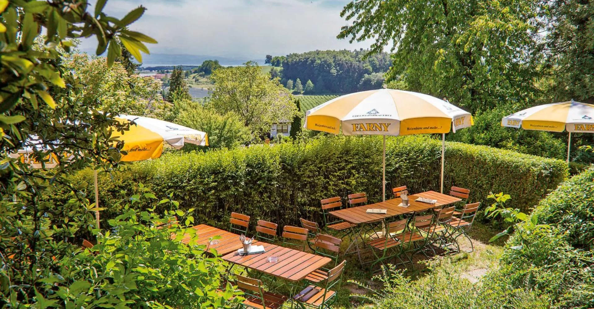 Garden in Gasthof Krone Hotel & Restaurant