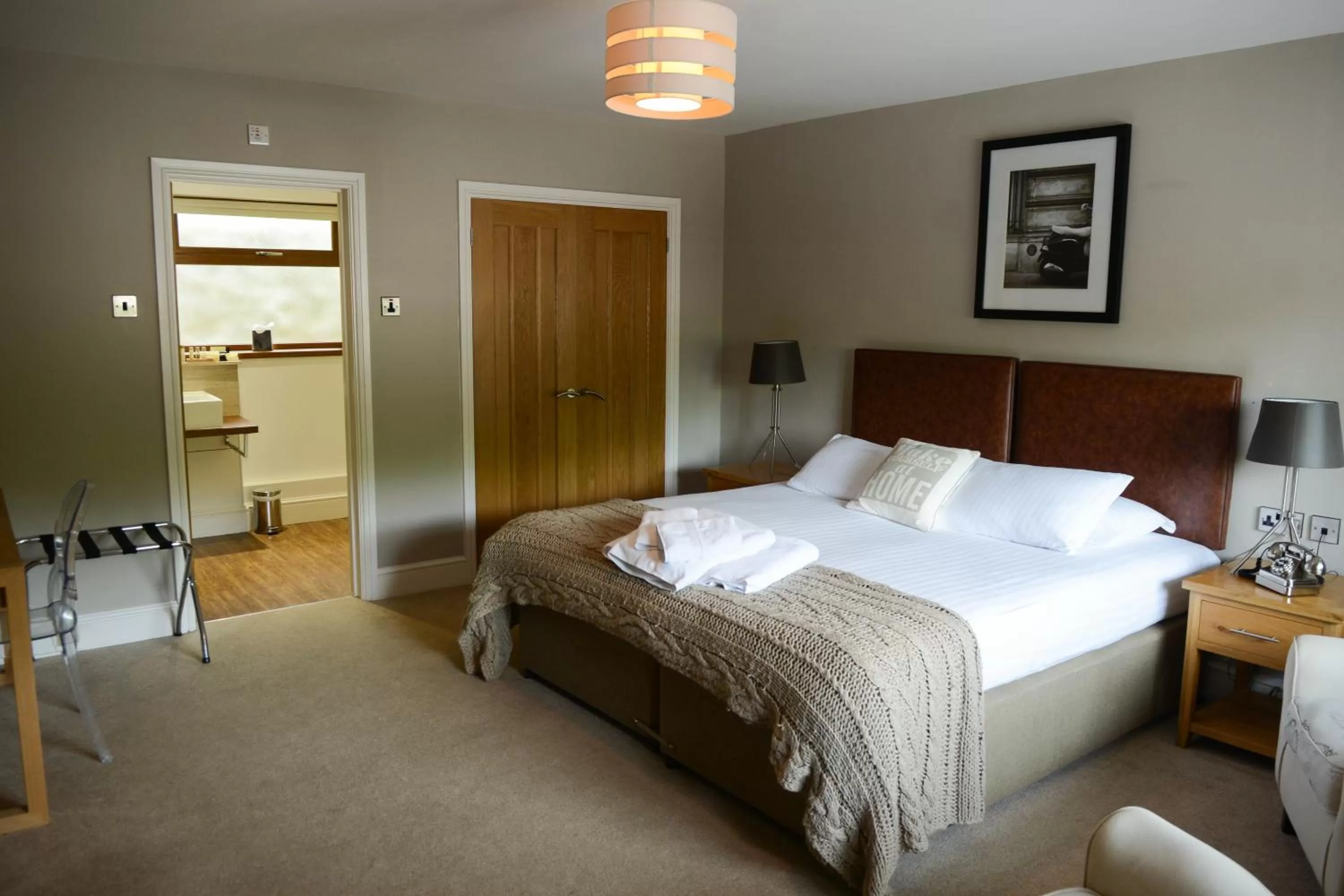 Bed in The Gower Hotel