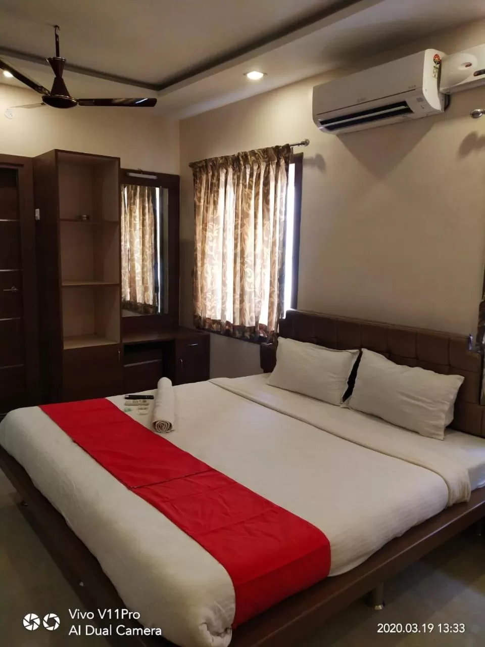 Bed in Sri Kamadhenu Residency