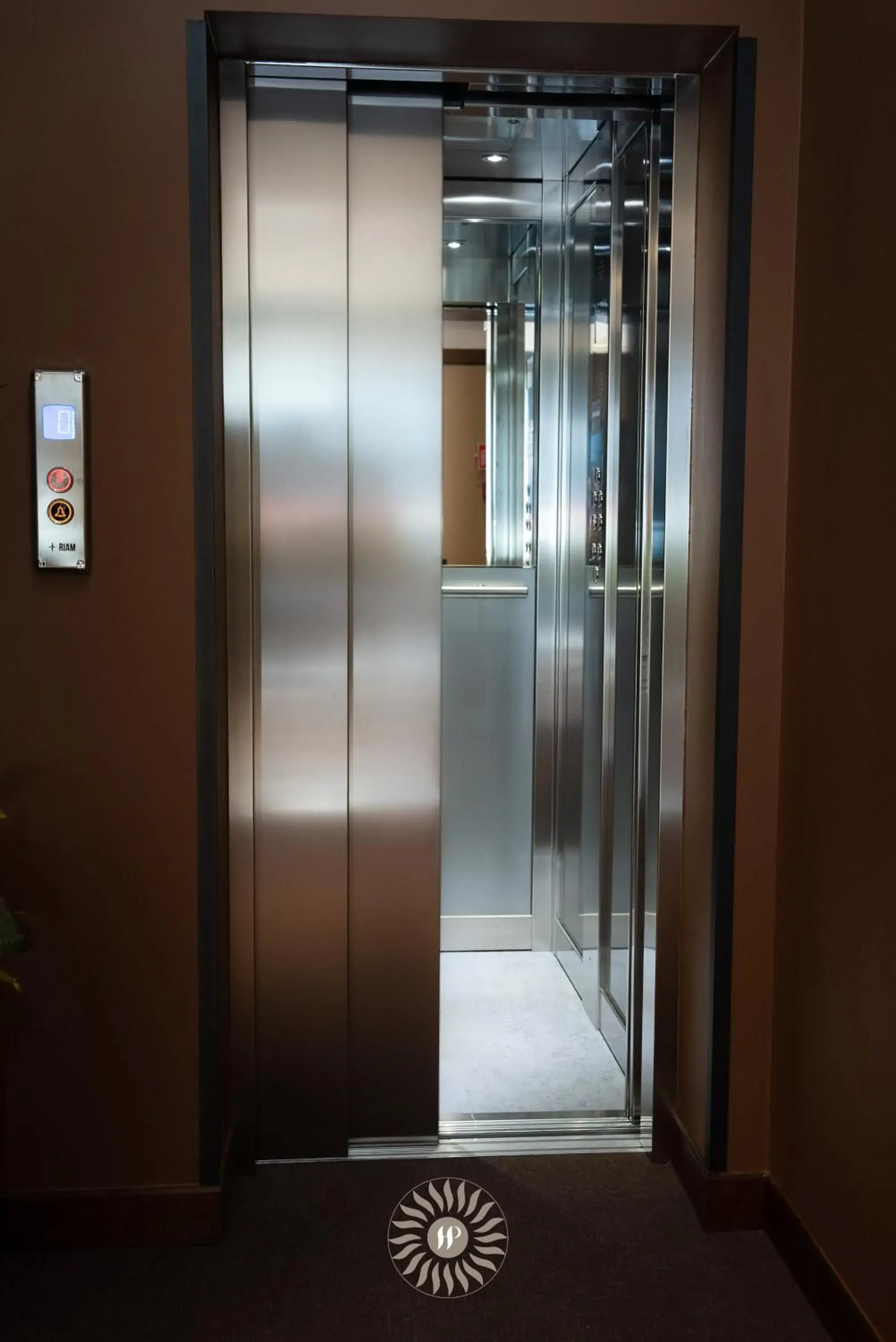 elevator in Hotel Puccini