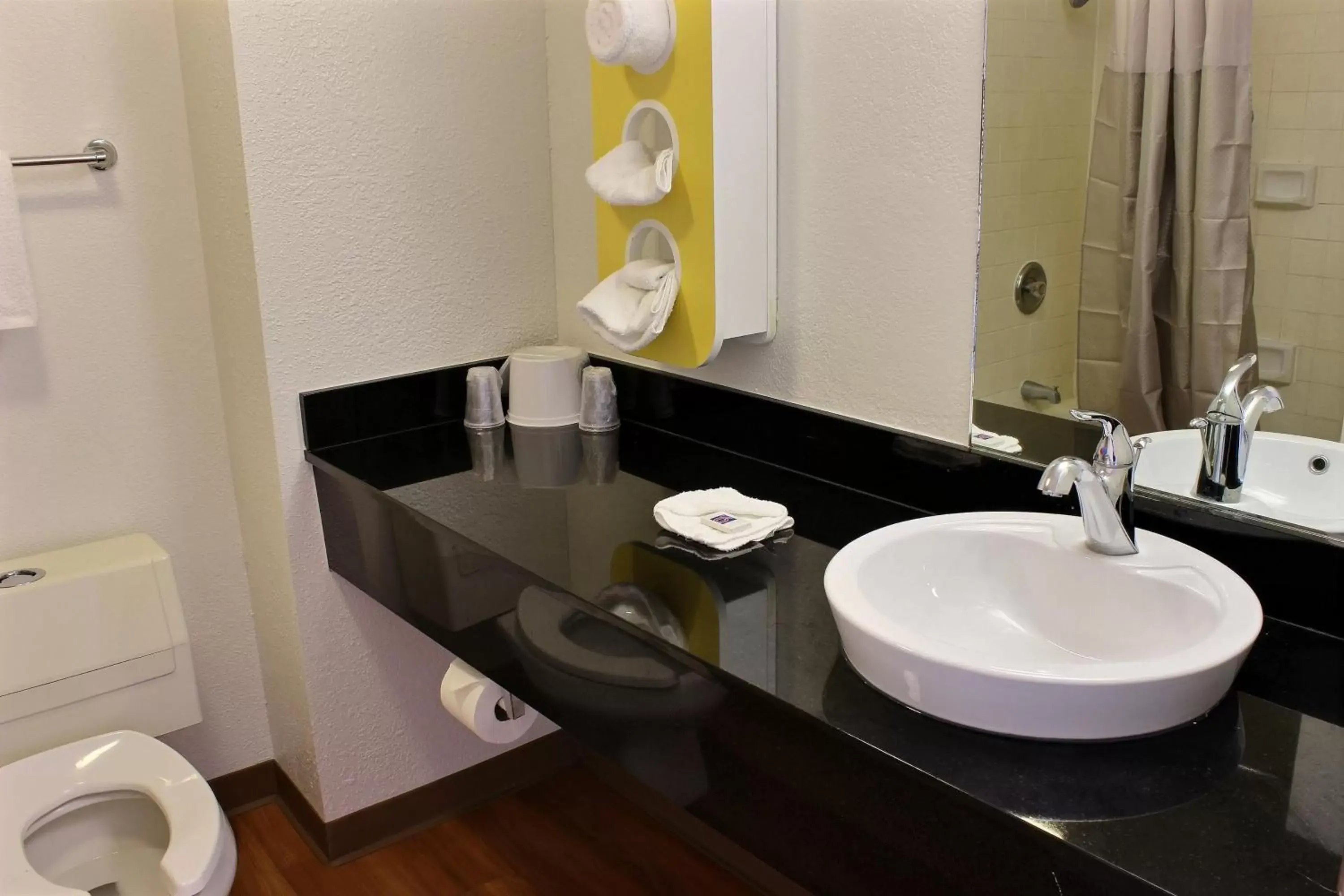 Bathroom in Motel 6-San Simeon, CA - Hearst Castle Area