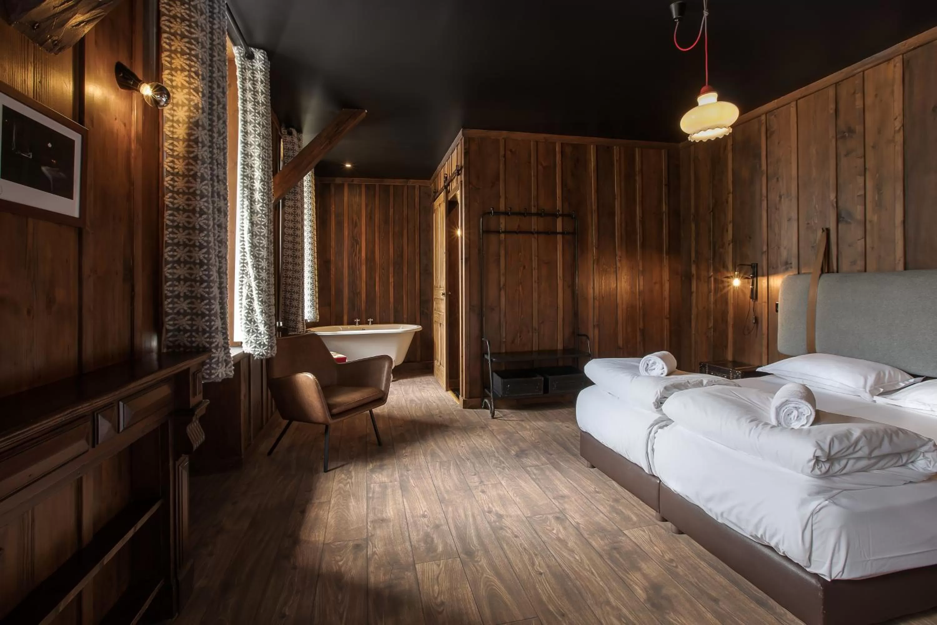 Bedroom, Bed in Refuge du Montenvers