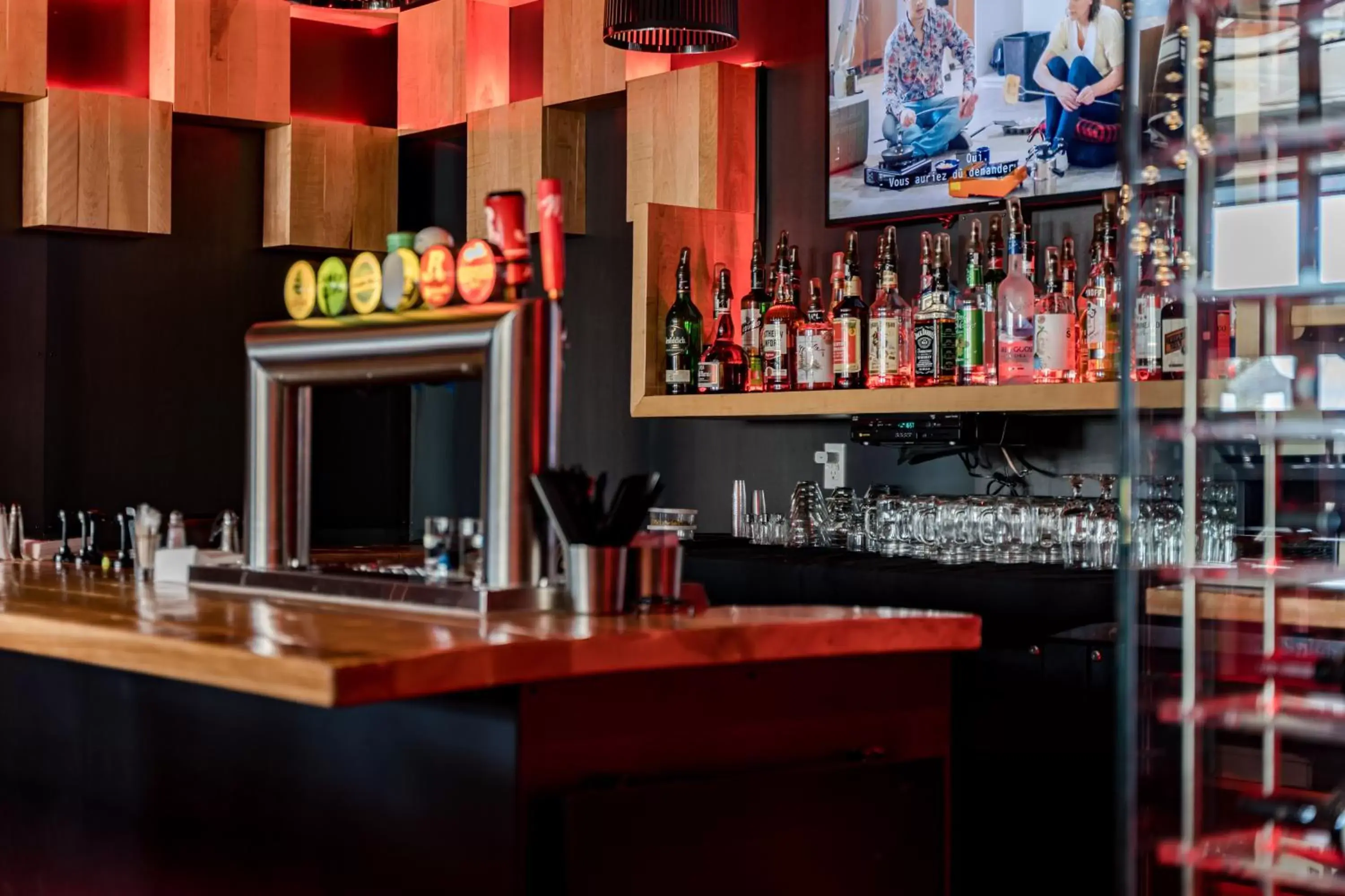 Lounge or bar in Hotel de la Rive Lounge or bar in Hotel de la Rive