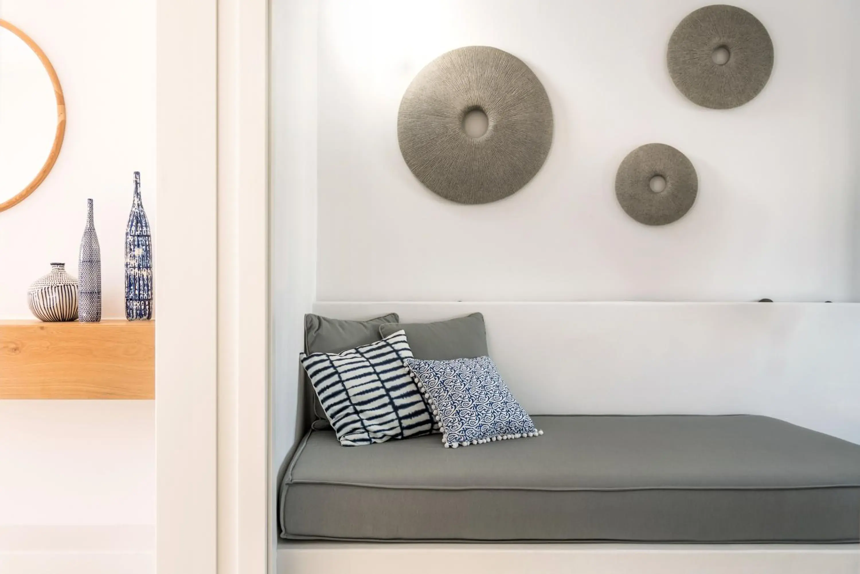 Living room, Seating Area in A Hotel Mykonos