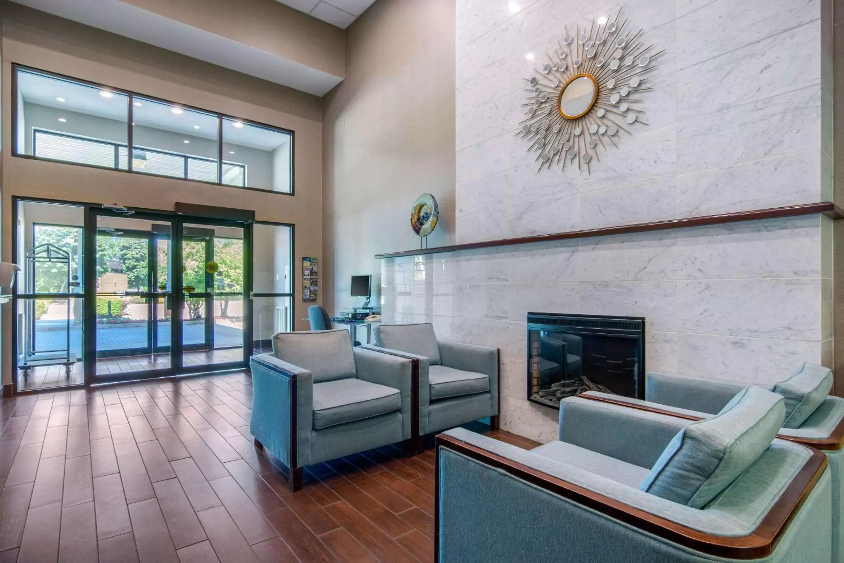 Lobby or reception, Seating Area in Sleep Inn